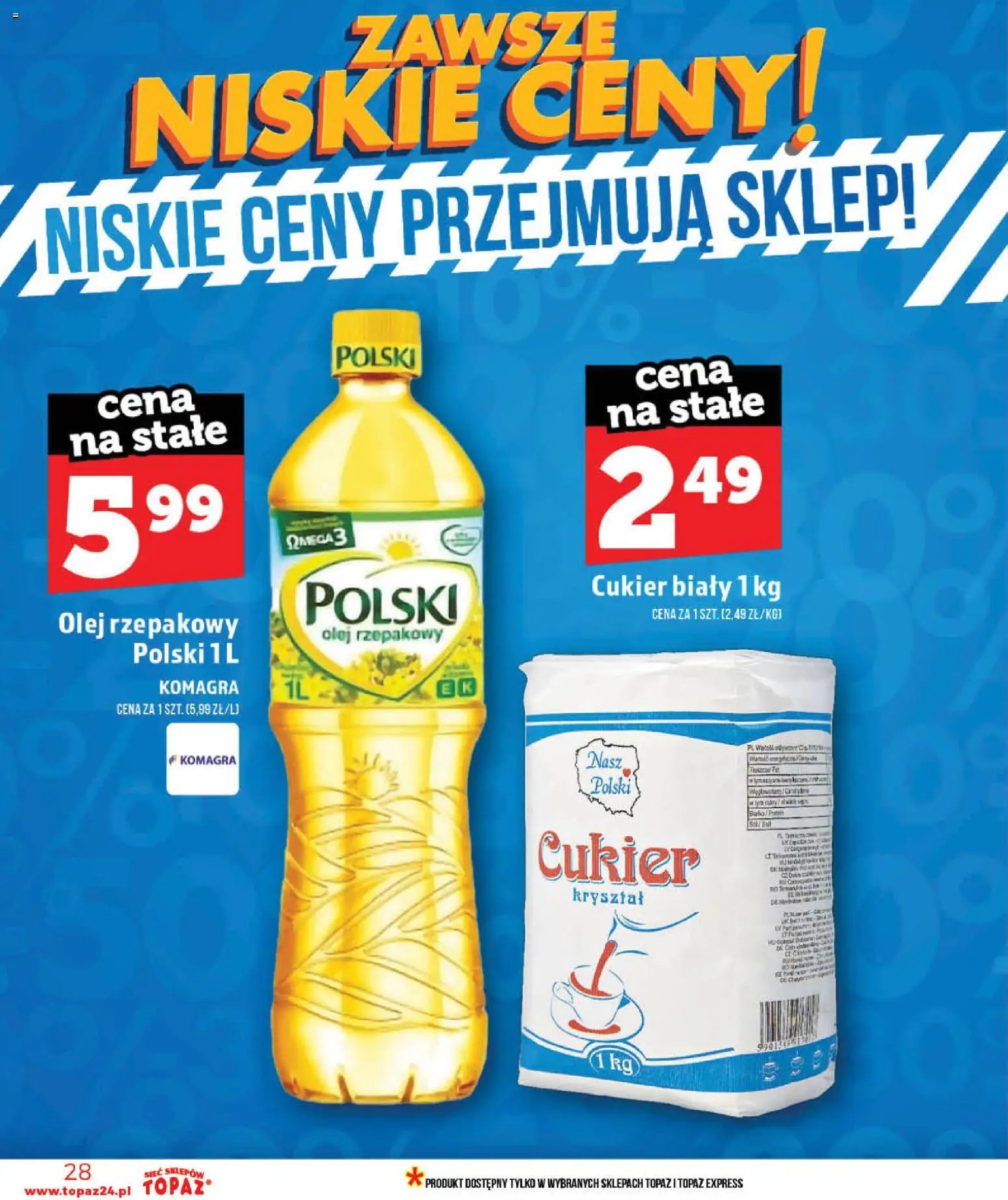 Topaz gazetka - Ceny małe na stałe