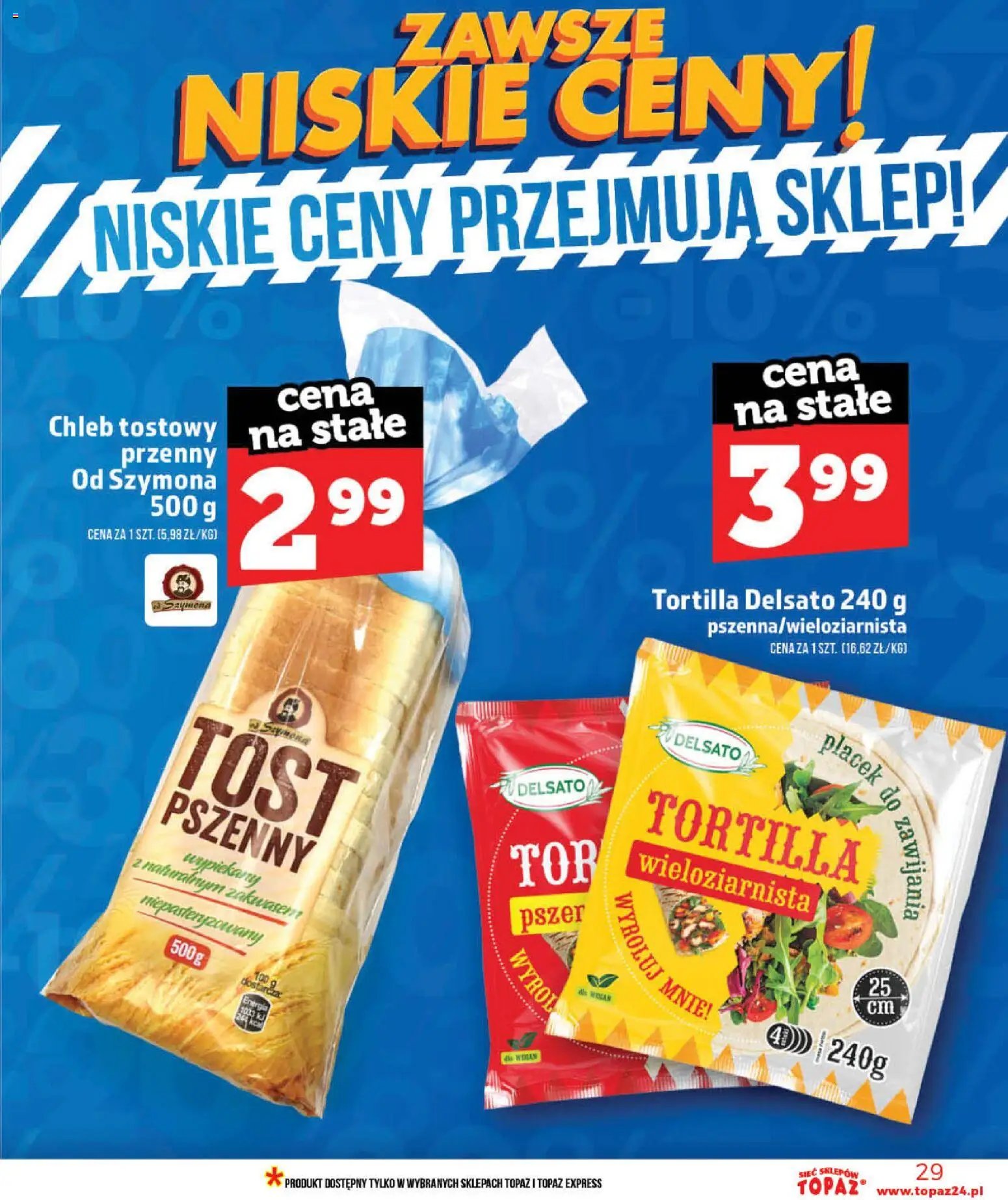 Topaz gazetka - Ceny małe na stałe