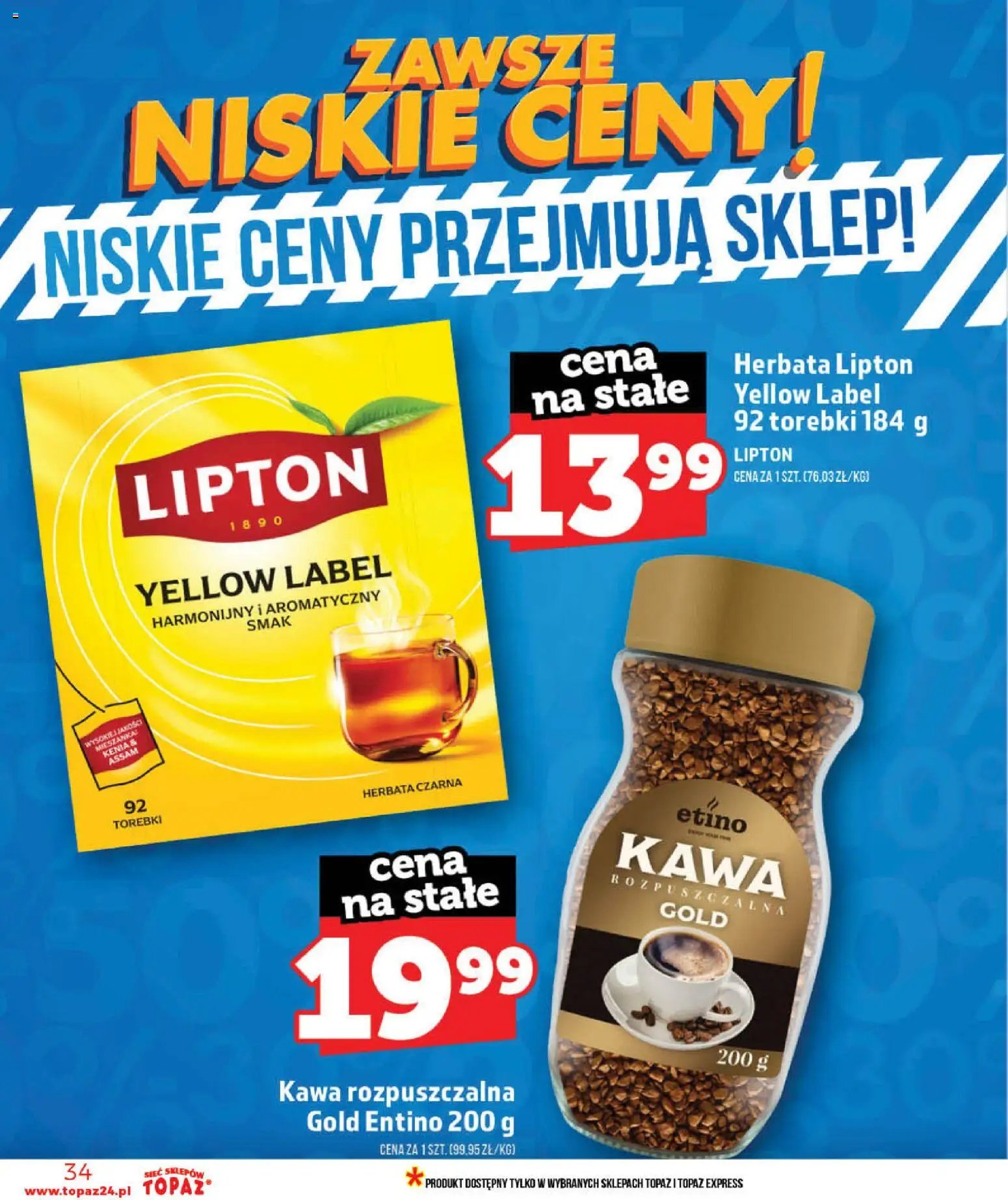 Topaz gazetka - Ceny małe na stałe