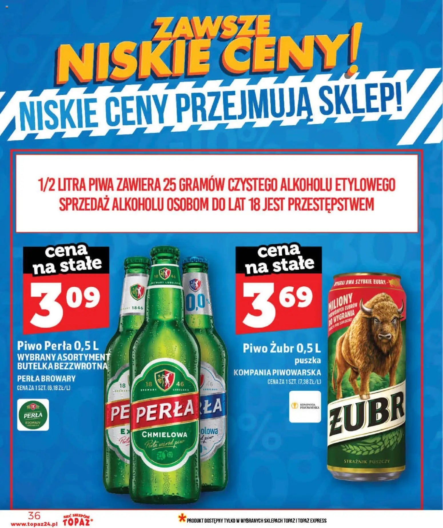 Topaz gazetka - Ceny małe na stałe