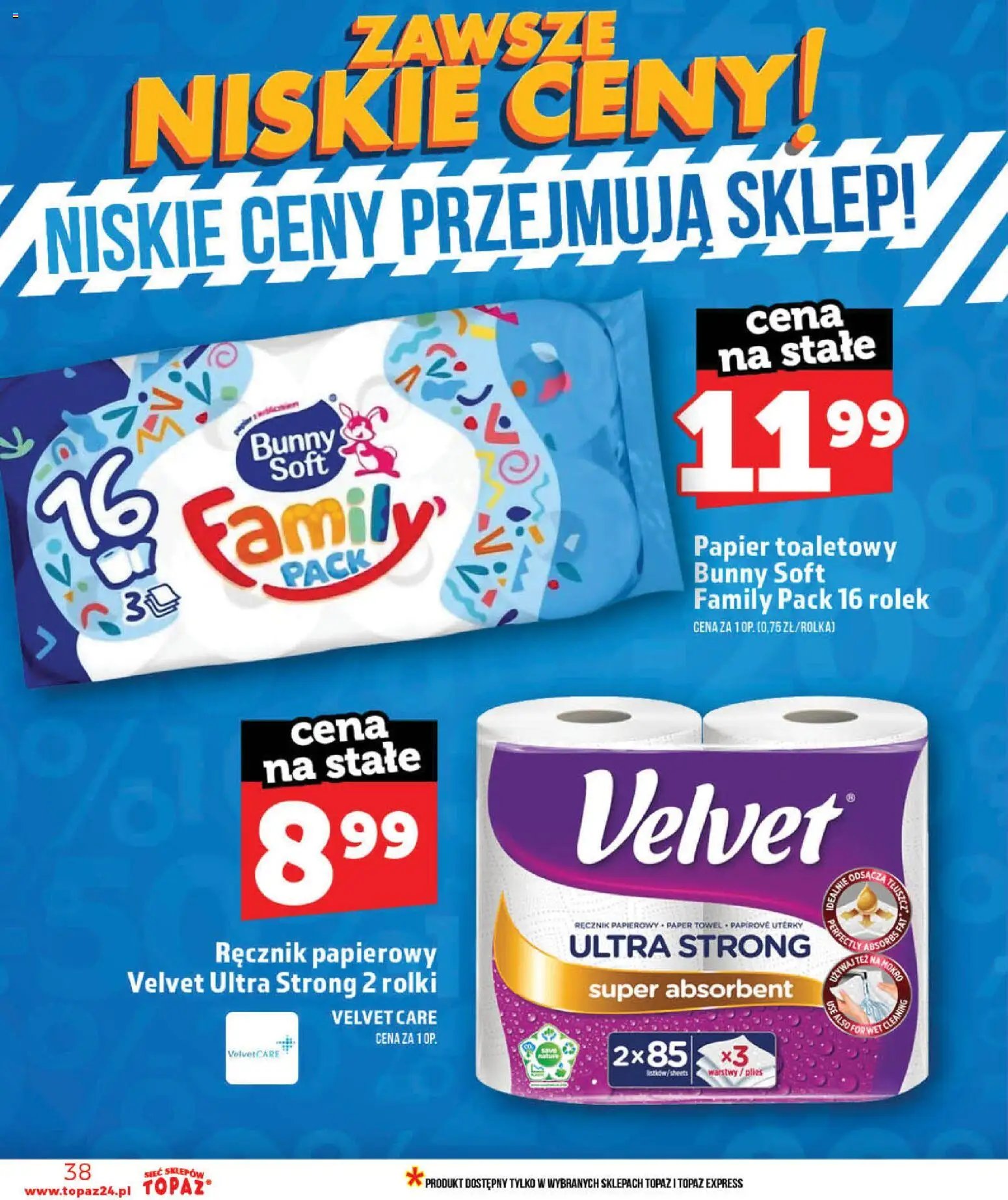 Topaz gazetka - Ceny małe na stałe