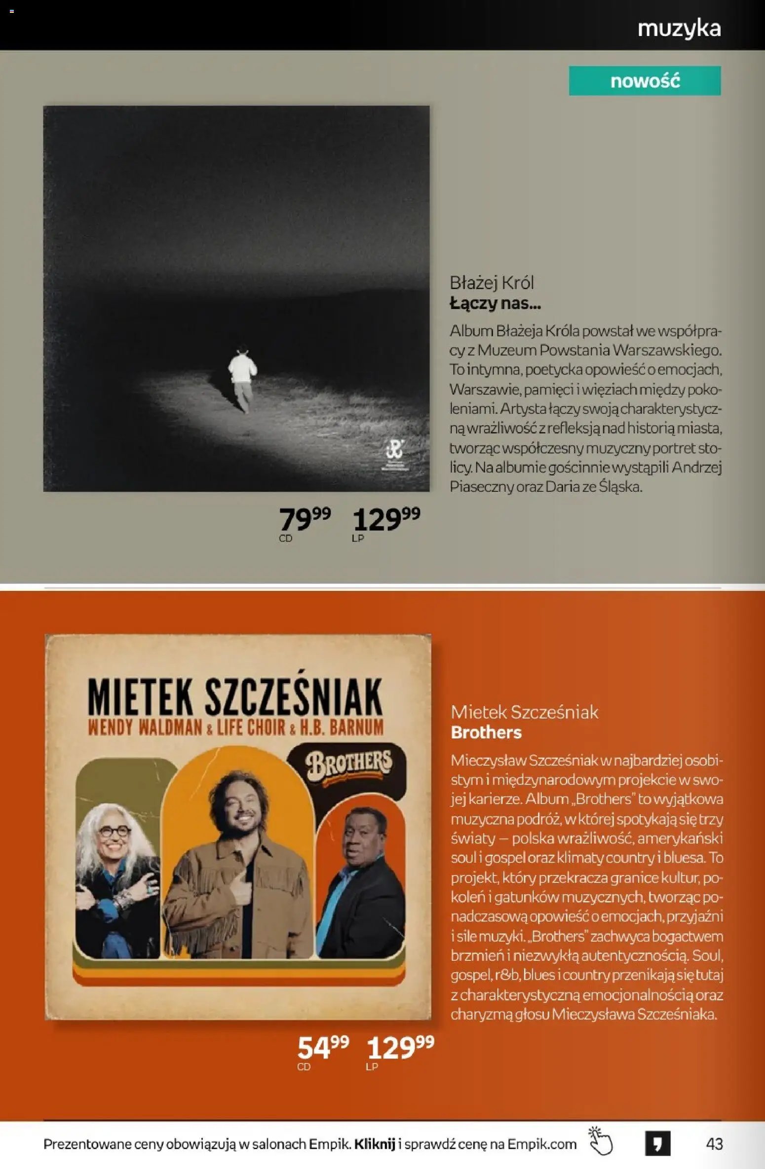 Empik promocje - Tom kultury Muzyka