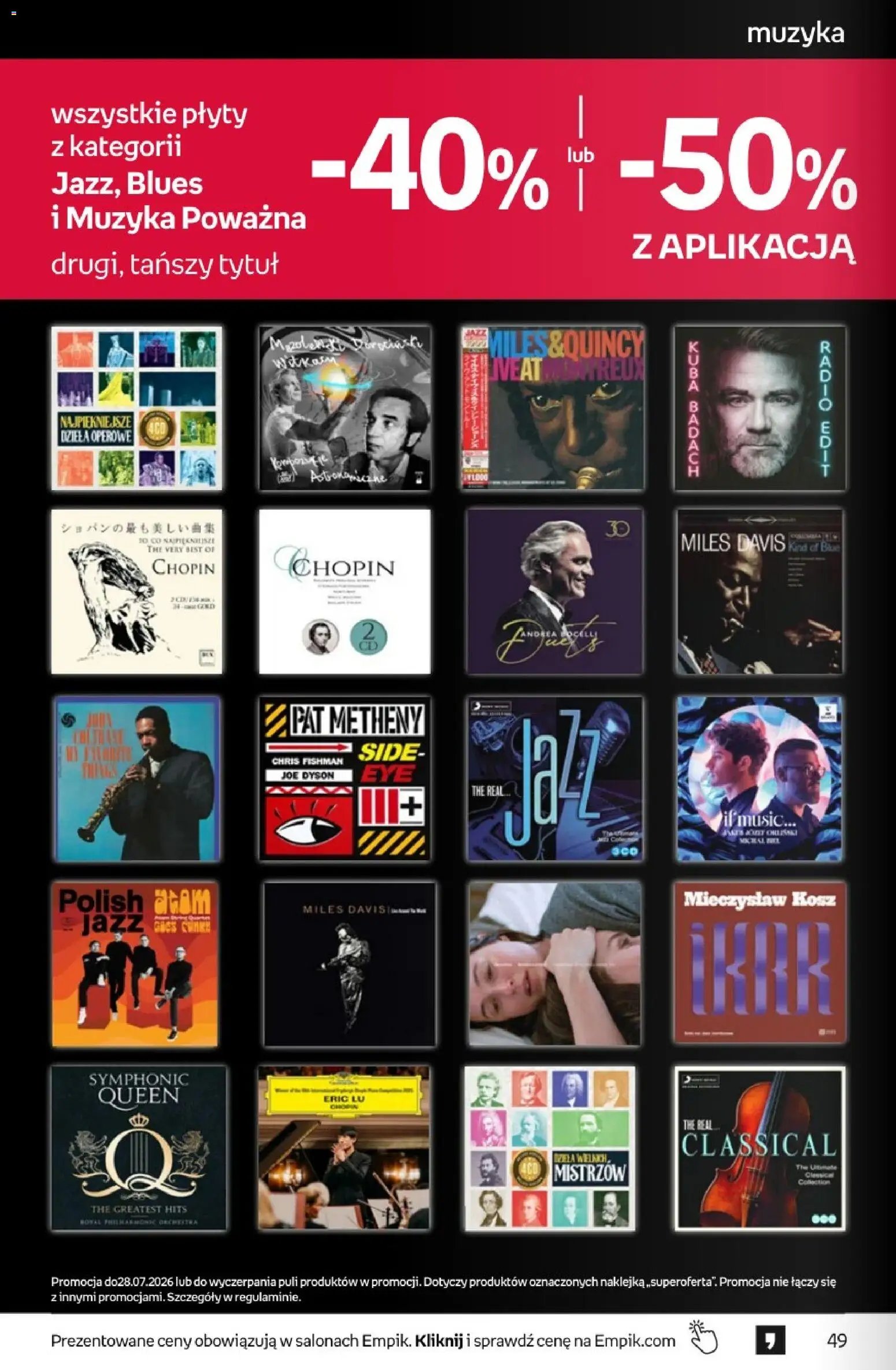 Empik promocje - Tom kultury Muzyka