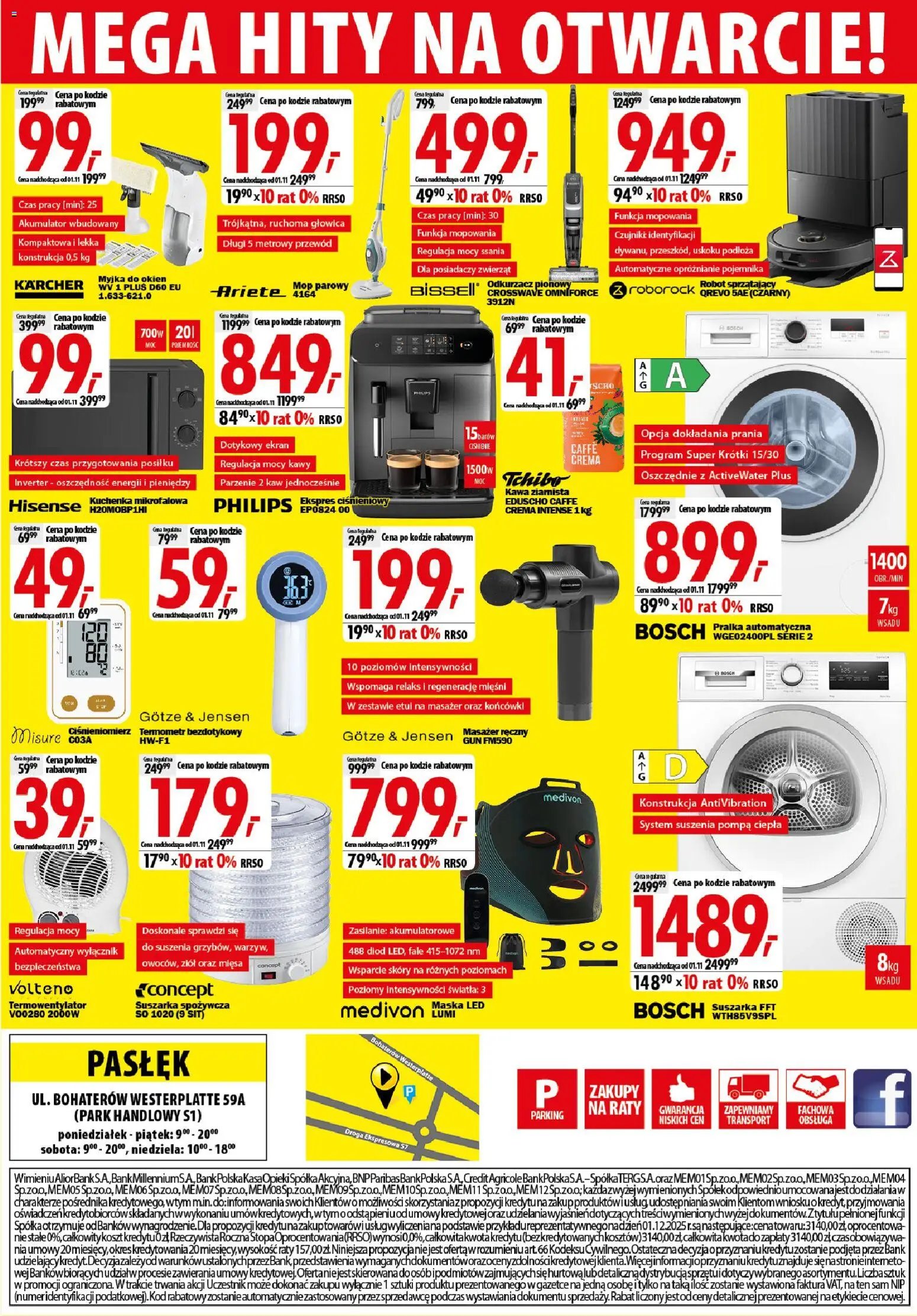 Mediaexpert promocje - Wielkie otwarcie Pasłęk