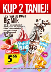 Prim Market promocja - Lody Rożek Algida