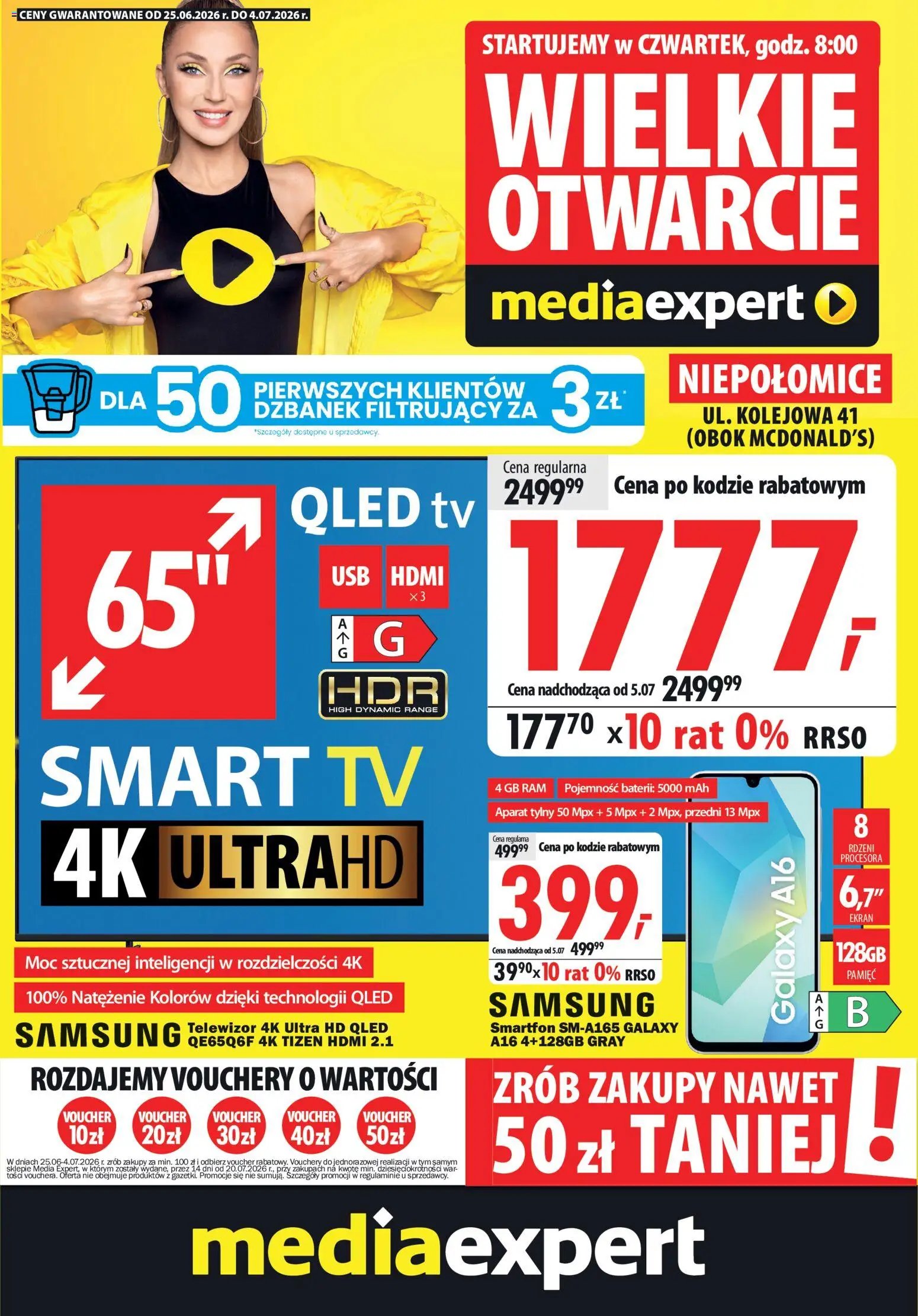 Mediaexpert promocje - Wielkie otwarcie Niepołomice