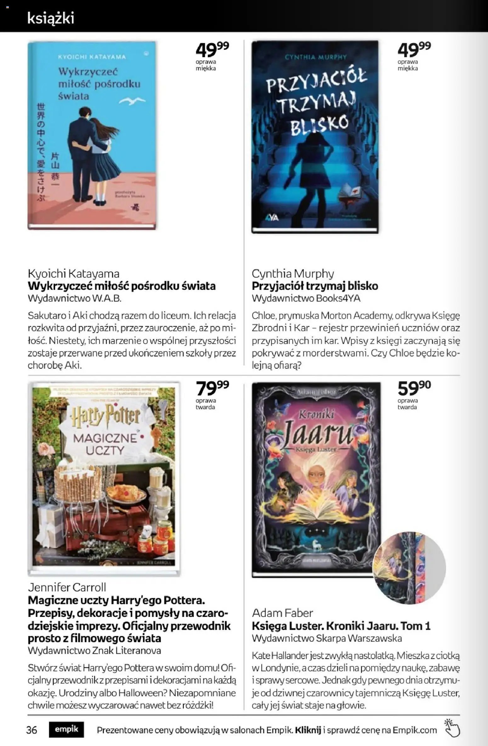 Empik promocje - Tom kultury Książki