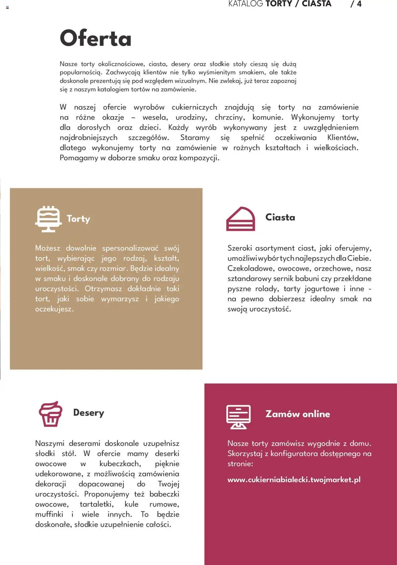 Twój Market Gazetka - Katalog torty i ciasta