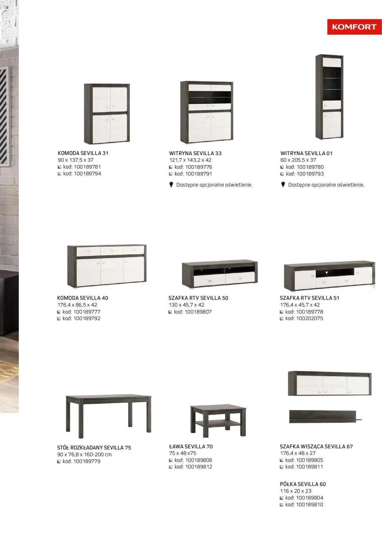 Komfort Gazetka - Katalog Meble