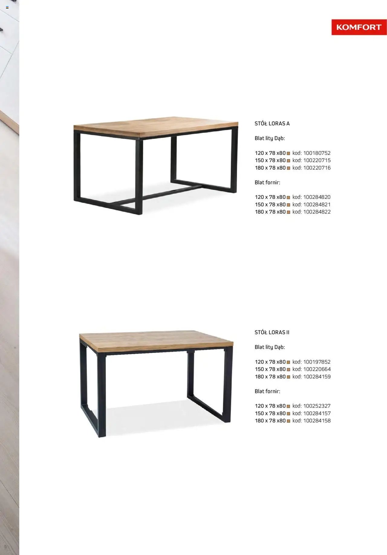 Komfort Gazetka - Katalog Meble