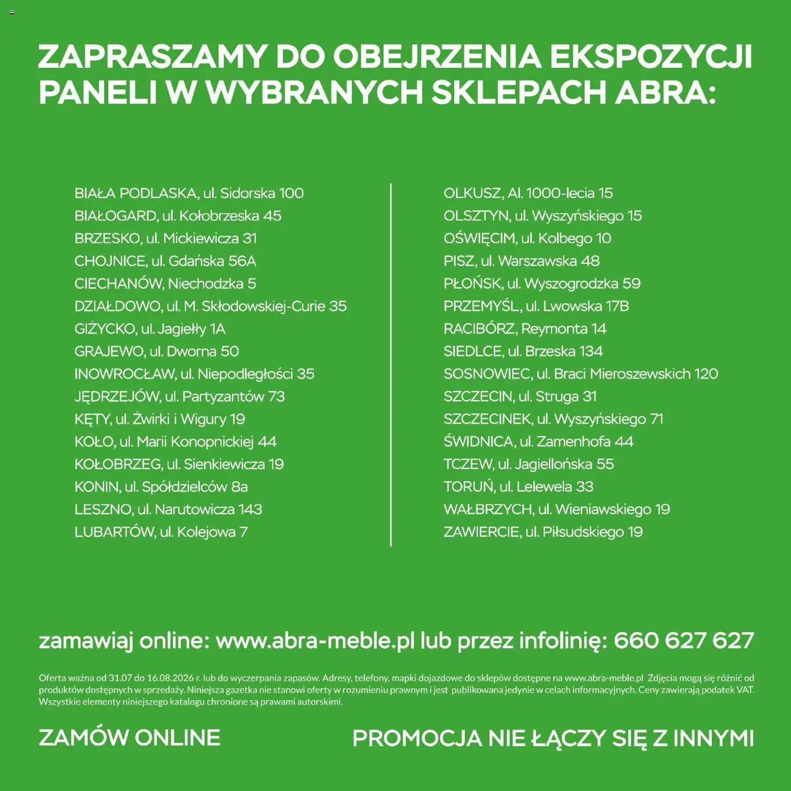 Abra meble gazetka