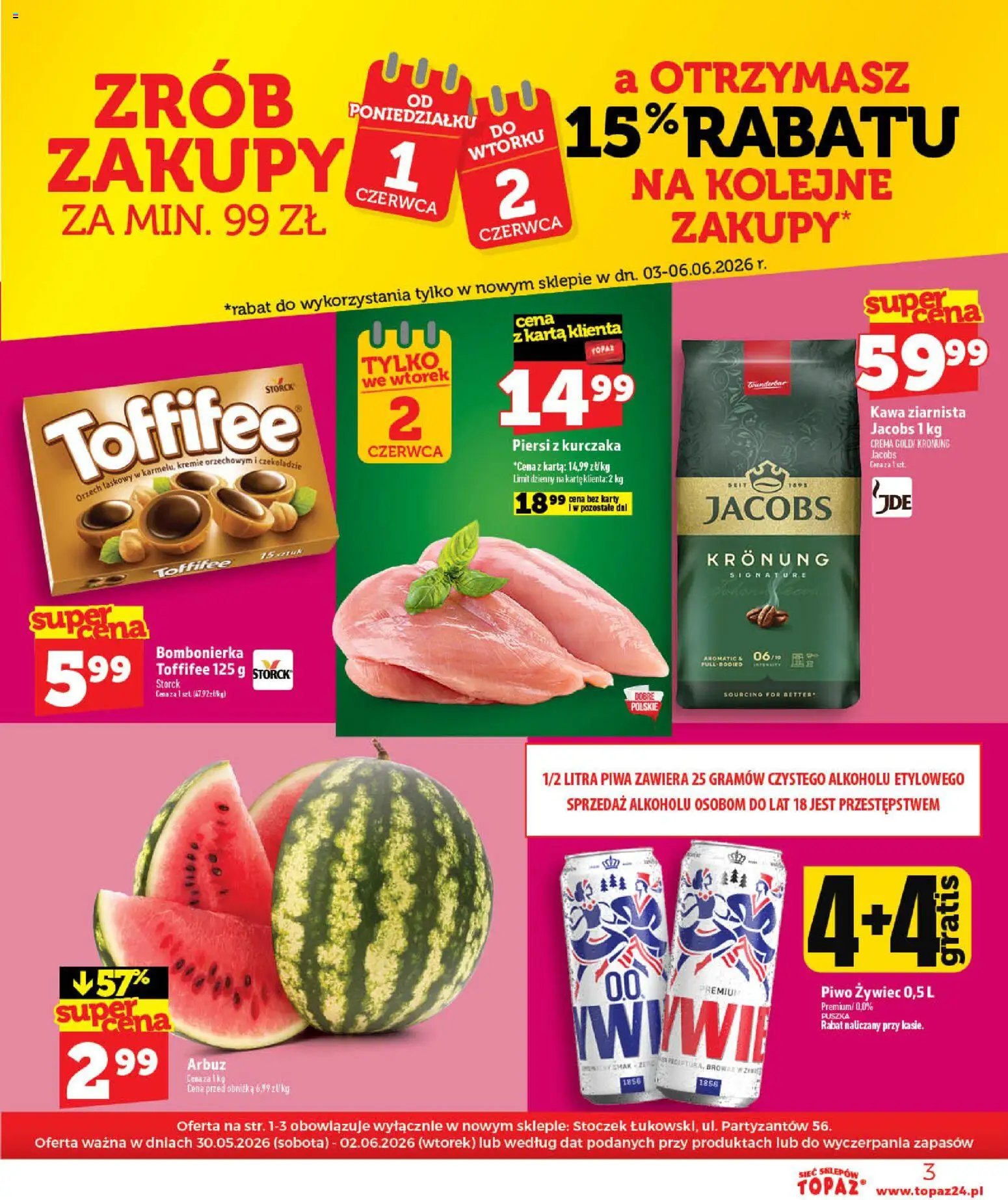 Topaz gazetka - Otwarcie Stoczek Łukowski