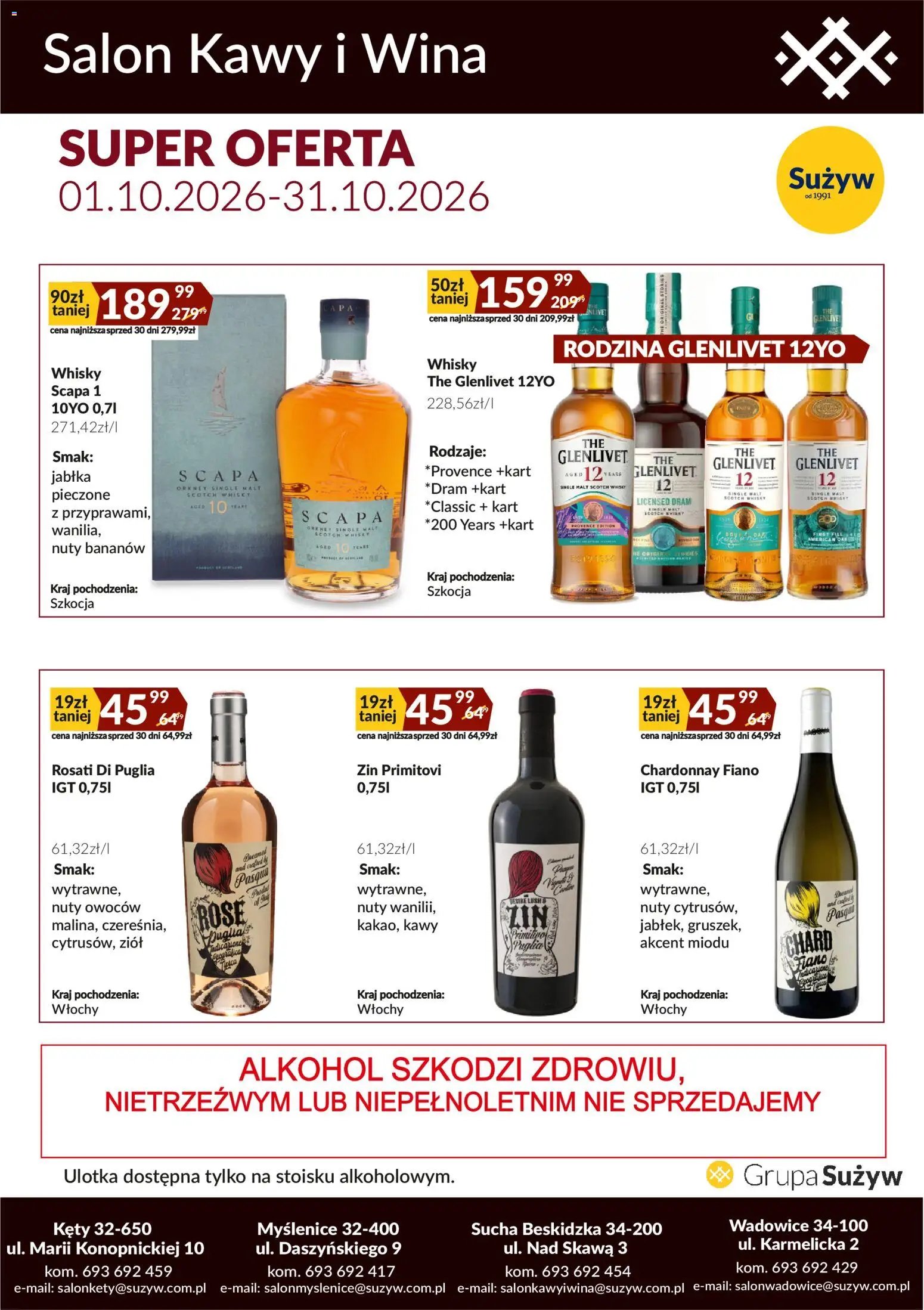 Sużyw gazetka - Salon kawy i wina