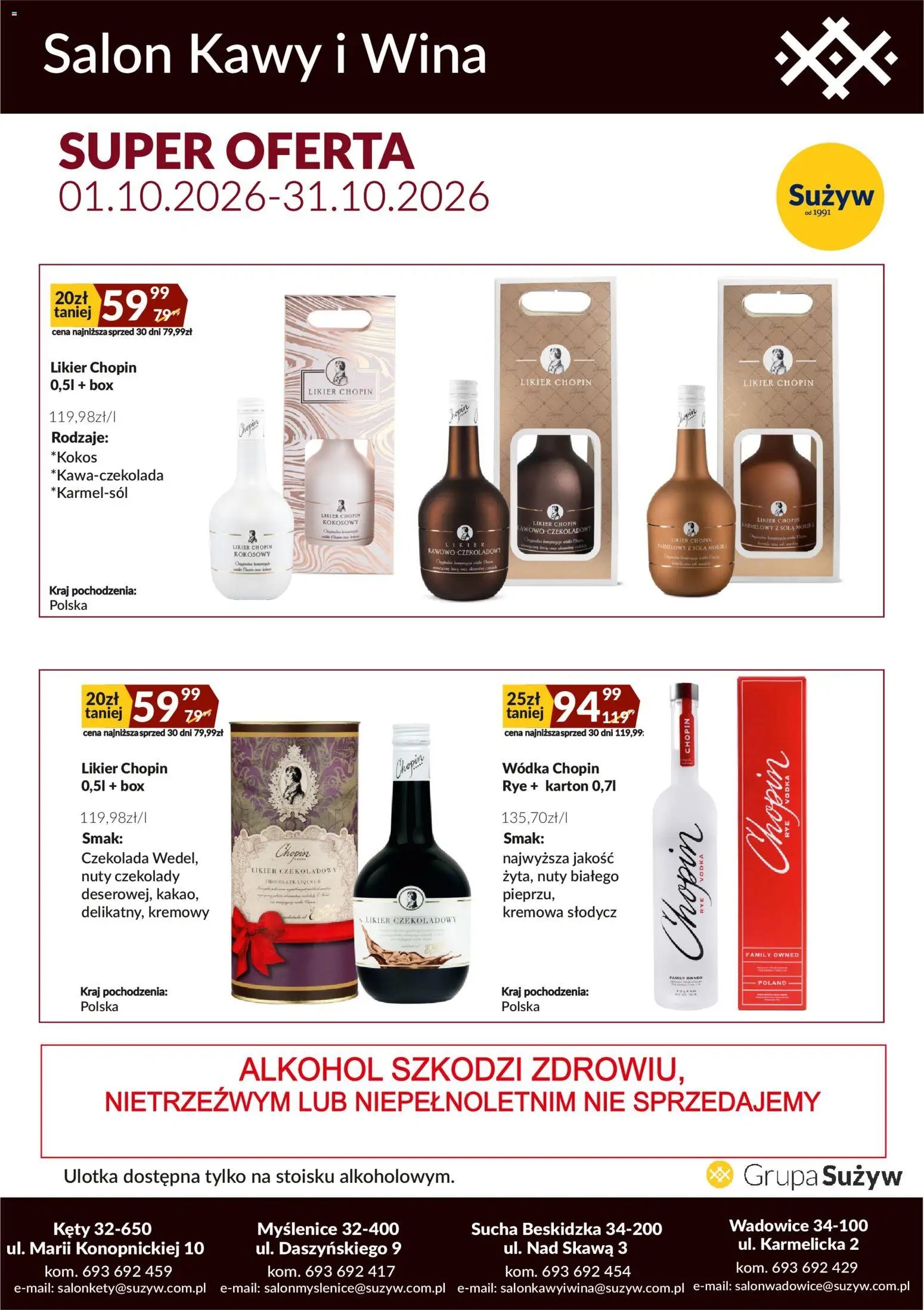 Sużyw gazetka - Salon kawy i wina