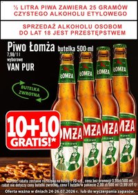 Prim Market promocja - Piwo Łomża Wyborowe 10+10 Gratis