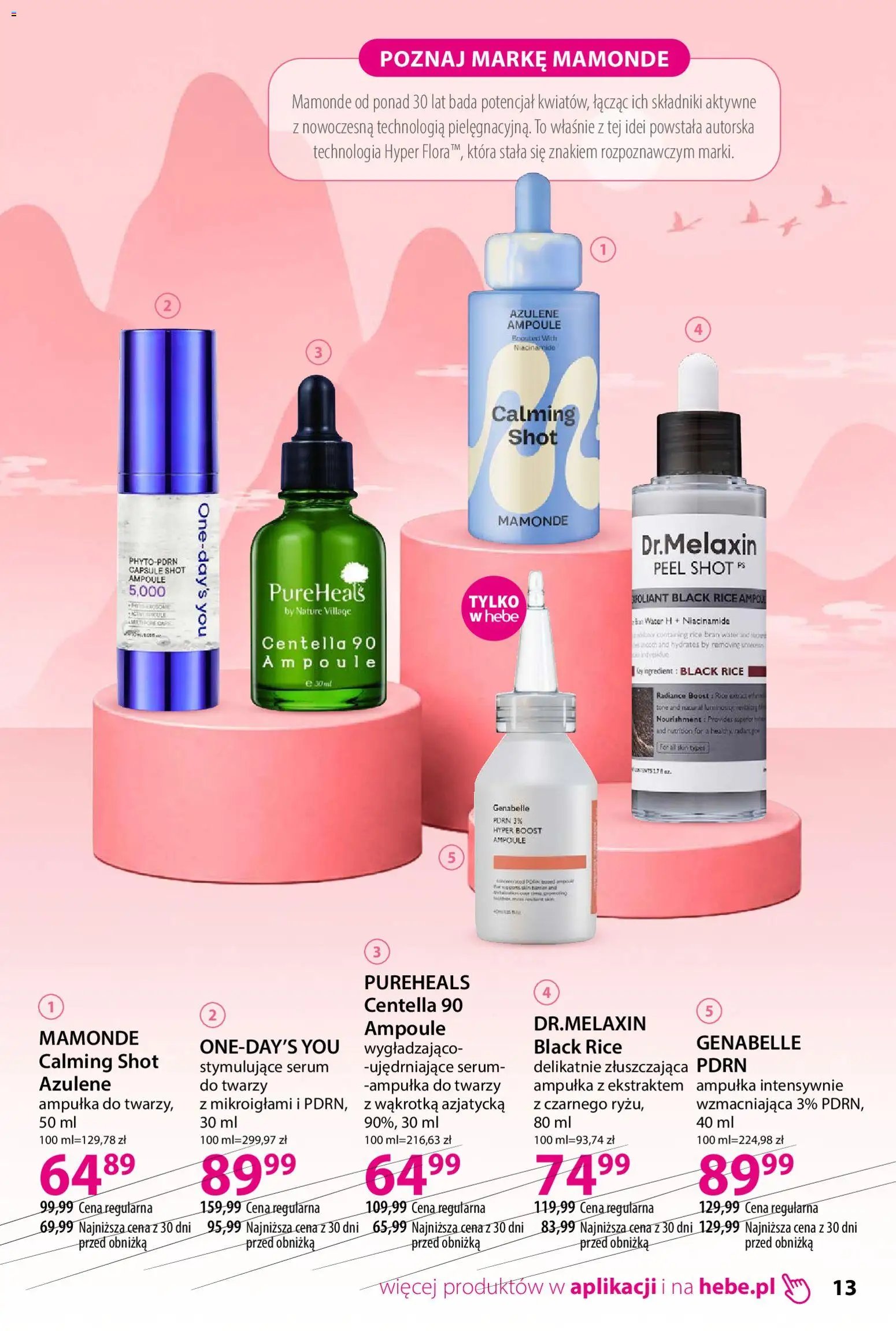 Hebe gazetka - Katalog koreanski