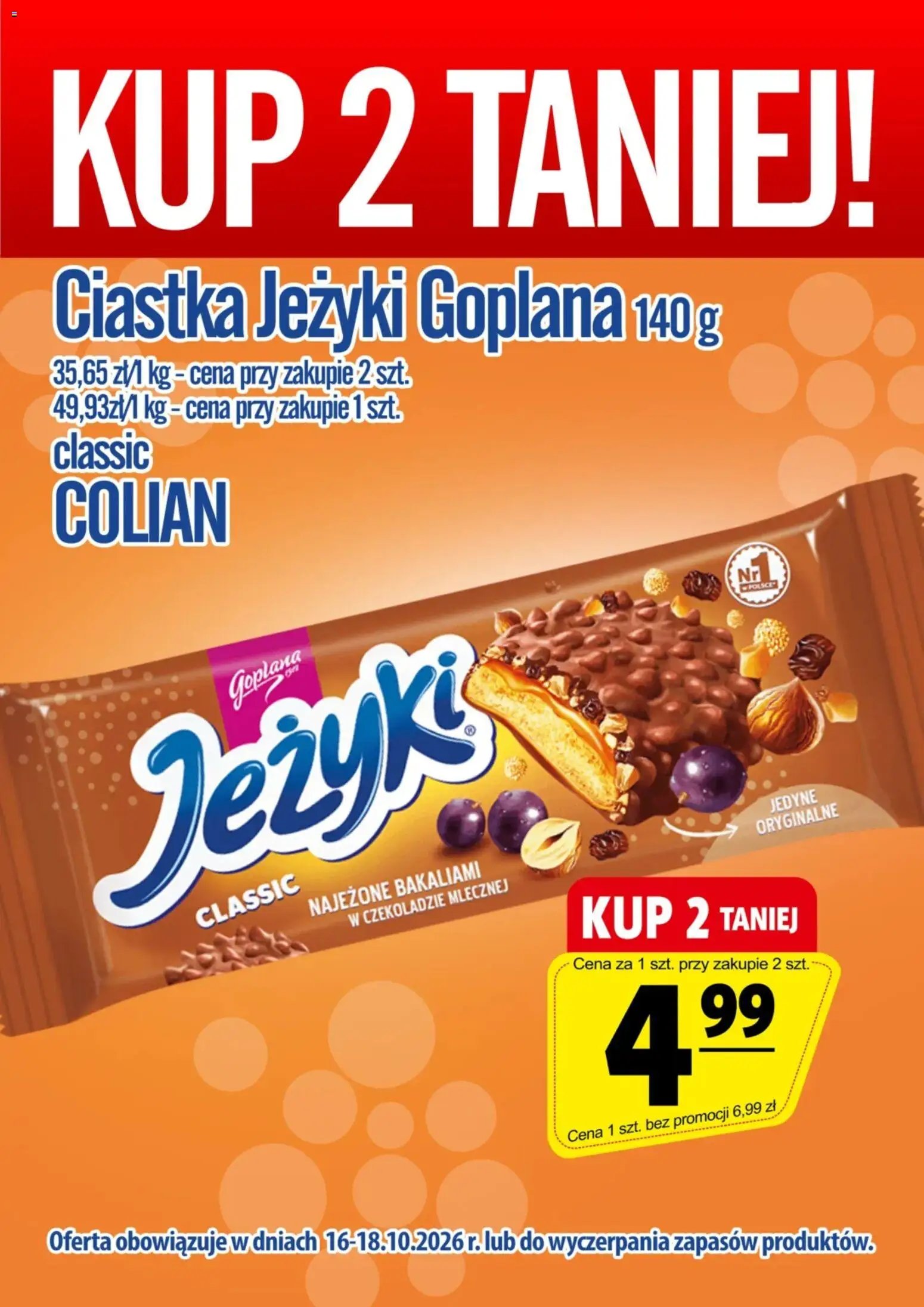 Prim Market promocja - Ciastka Jeżyki