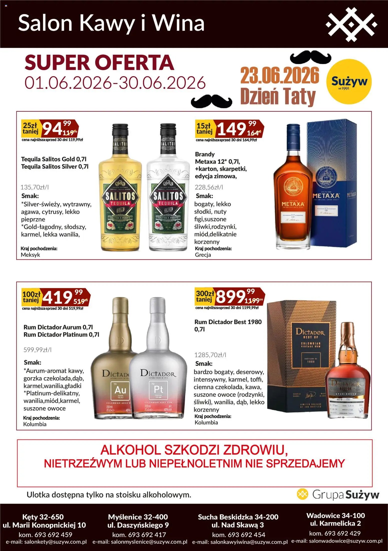 Sużyw gazetka - Salon kawy i wina