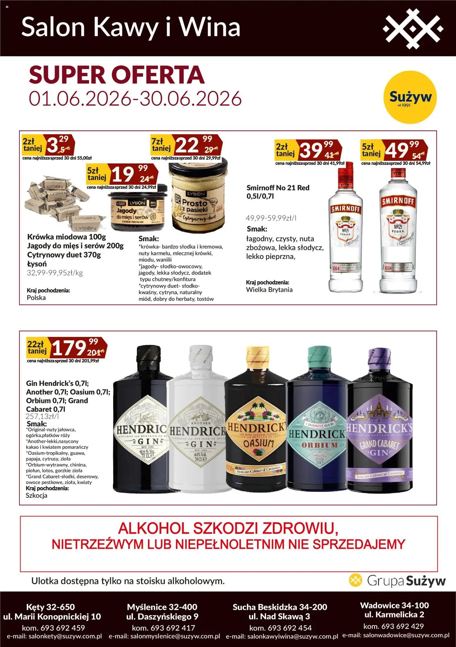 Sużyw gazetka - Salon kawy i wina
