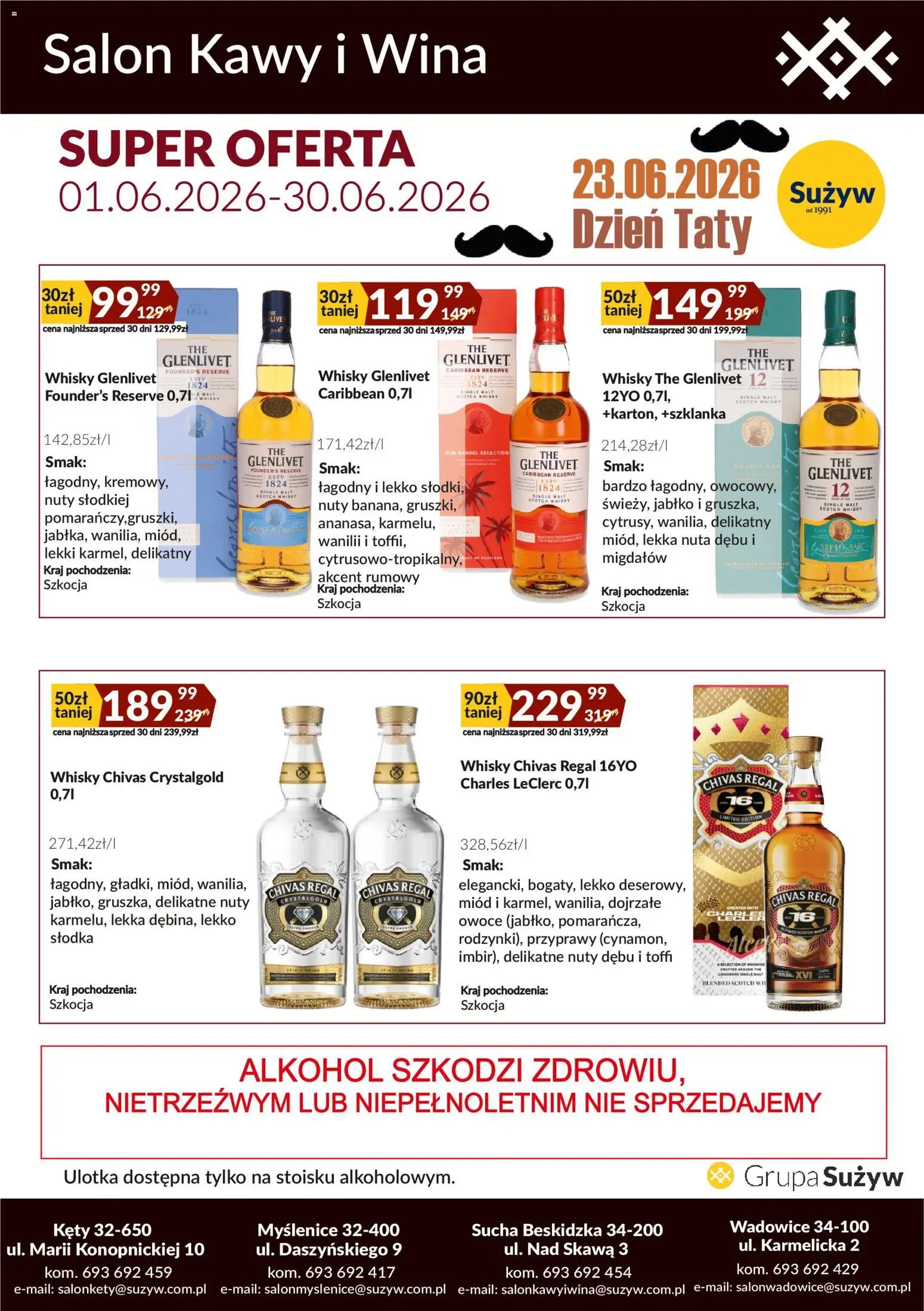 Sużyw gazetka - Salon kawy i wina