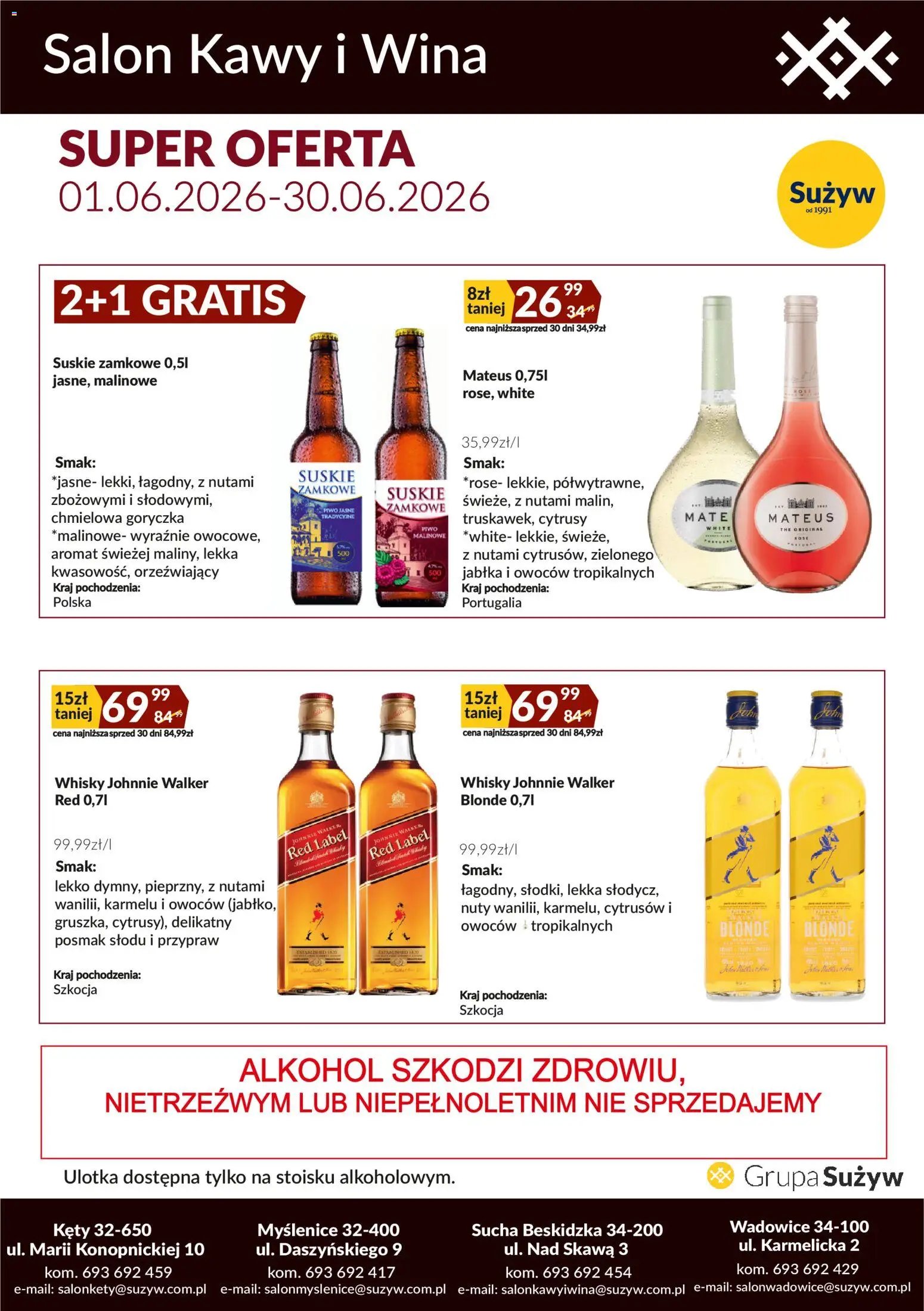 Sużyw gazetka - Salon kawy i wina