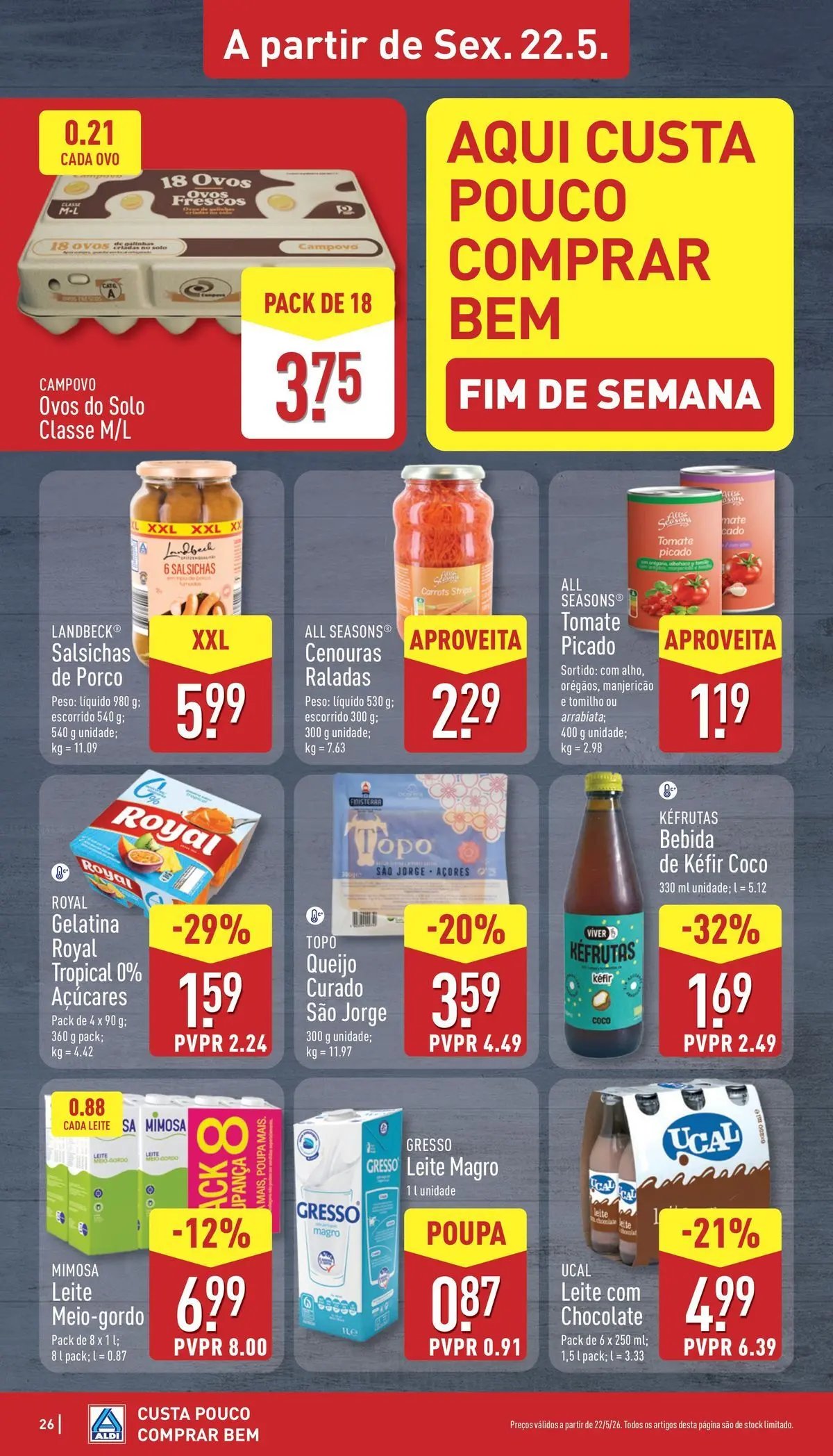 Aldi Folheto Caldas da Rainha	 (2026-05-18 - 2026-05-24) | 26