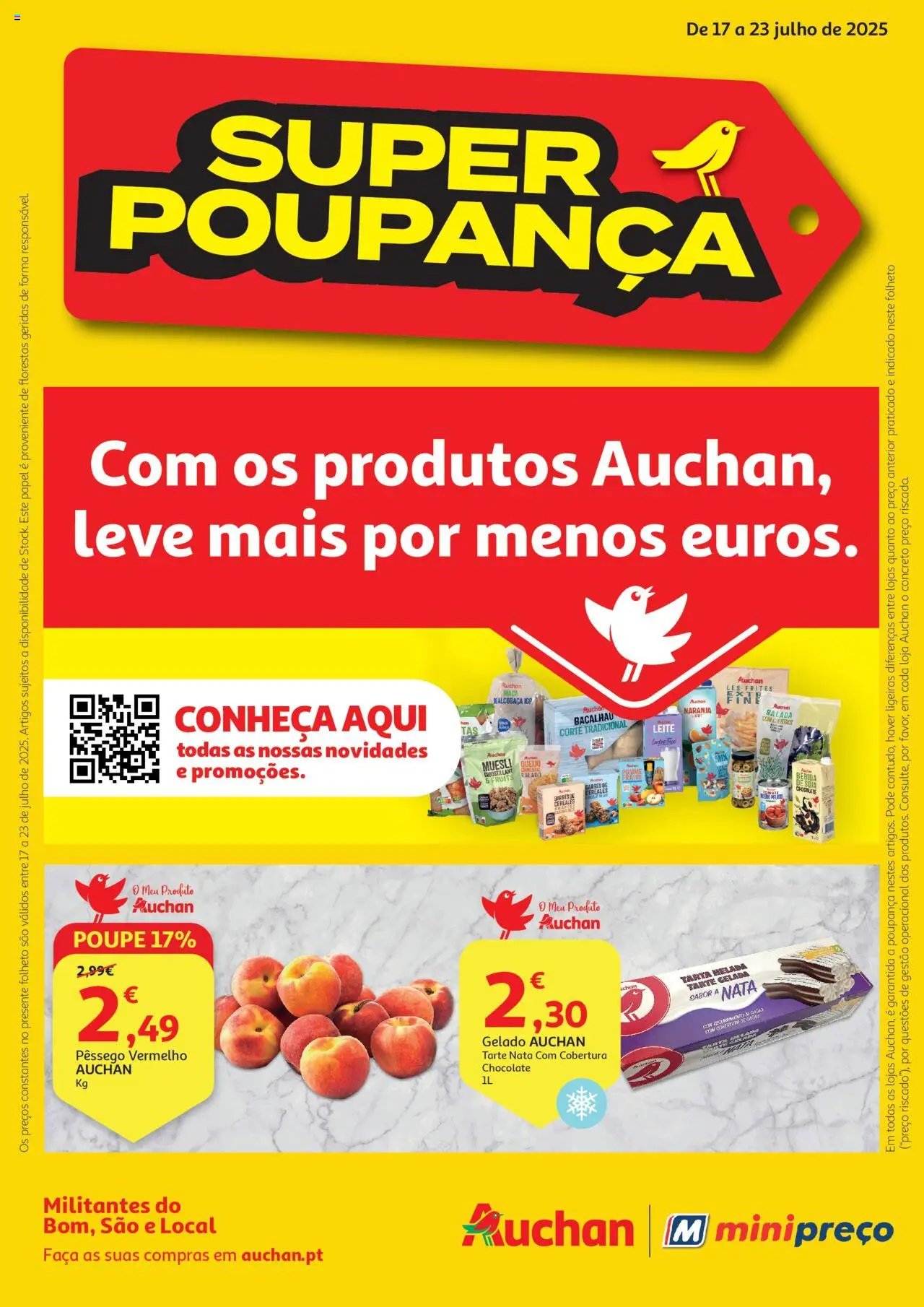 Auchan folheto (2025-07-17 - 2025-07-23) | 1