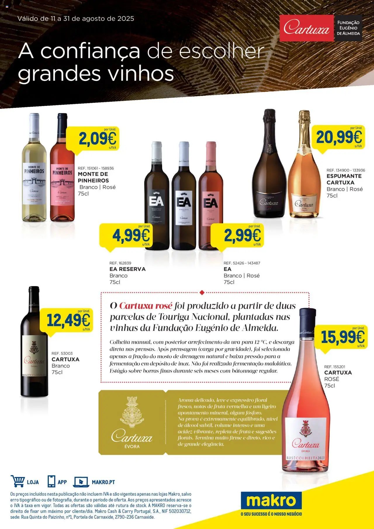 Makro - Monofolha Fundação Eugénio de Almeida (2025-08-11 - 2025-08-31) | 1