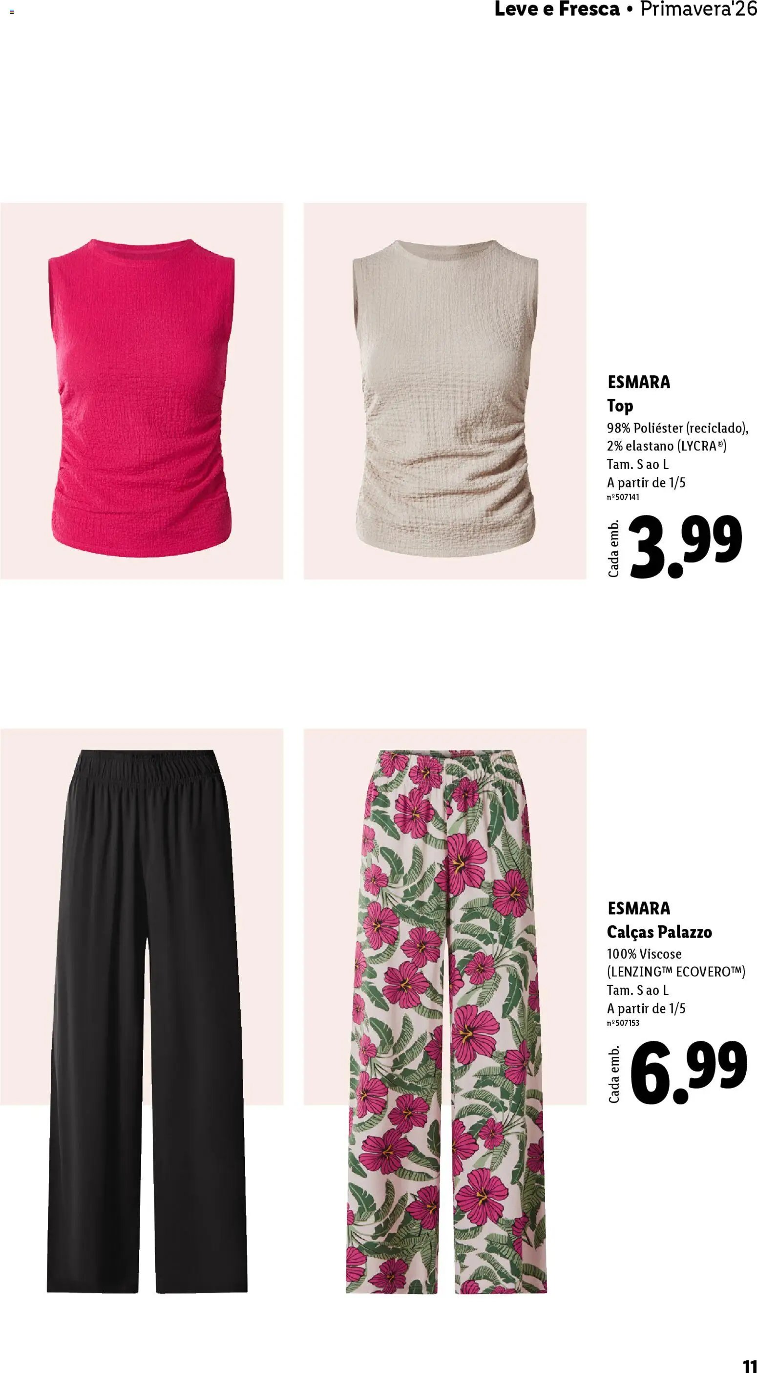 Lidl folheto Esmara (2026-04-20 - 2026-06-07) | 11