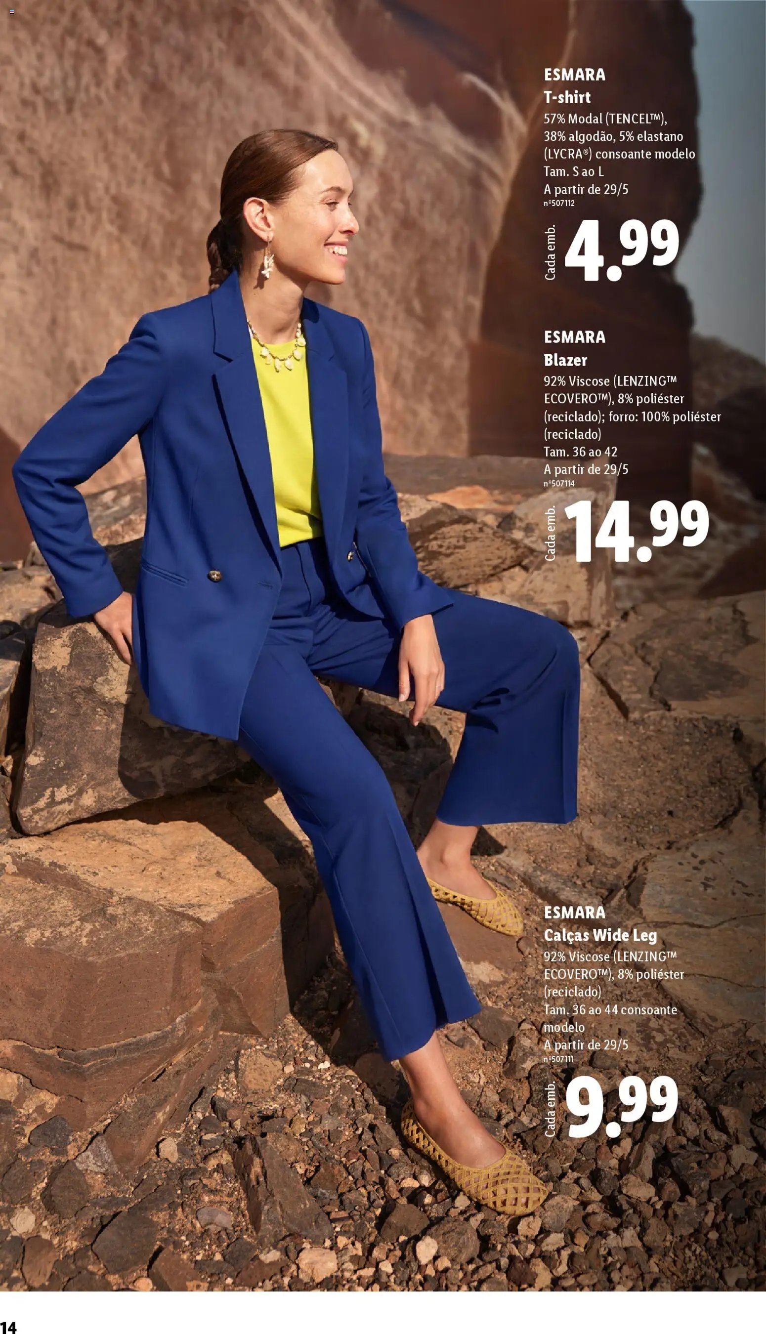 Lidl folheto Esmara (2026-04-20 - 2026-06-07) | 14