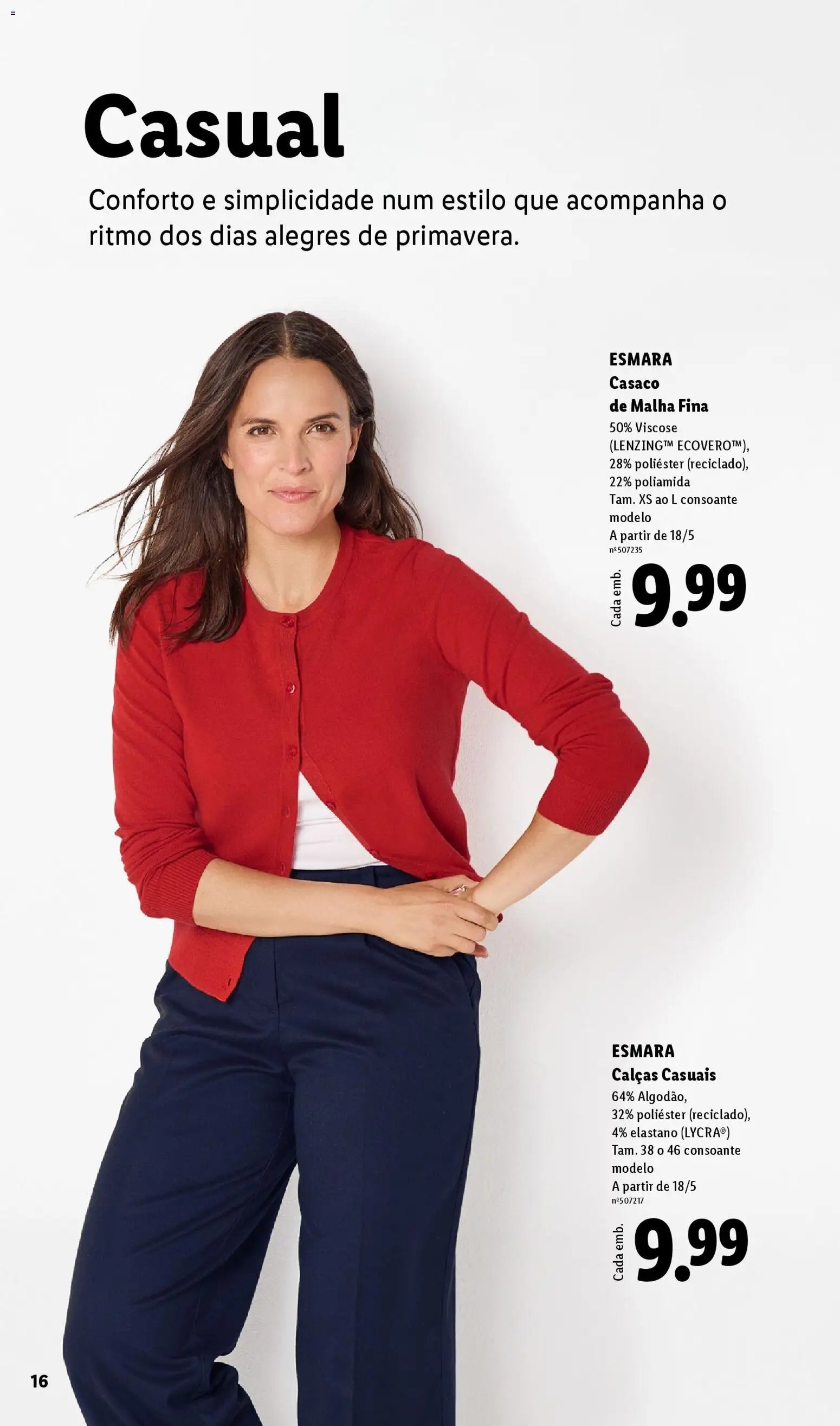 Lidl folheto Esmara (2026-04-20 - 2026-06-07) | 16