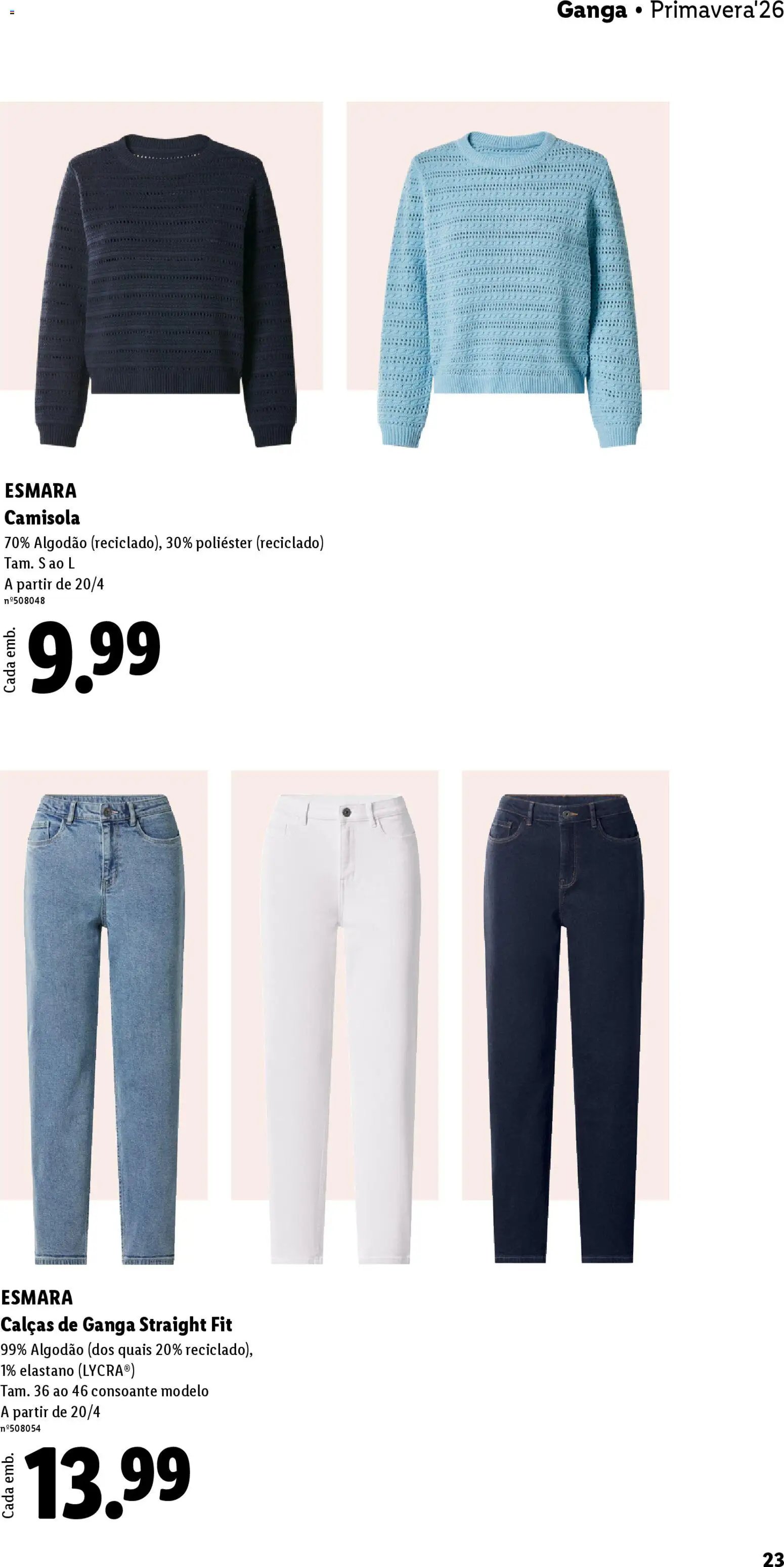 Lidl folheto Esmara (2026-04-20 - 2026-06-07) | 23