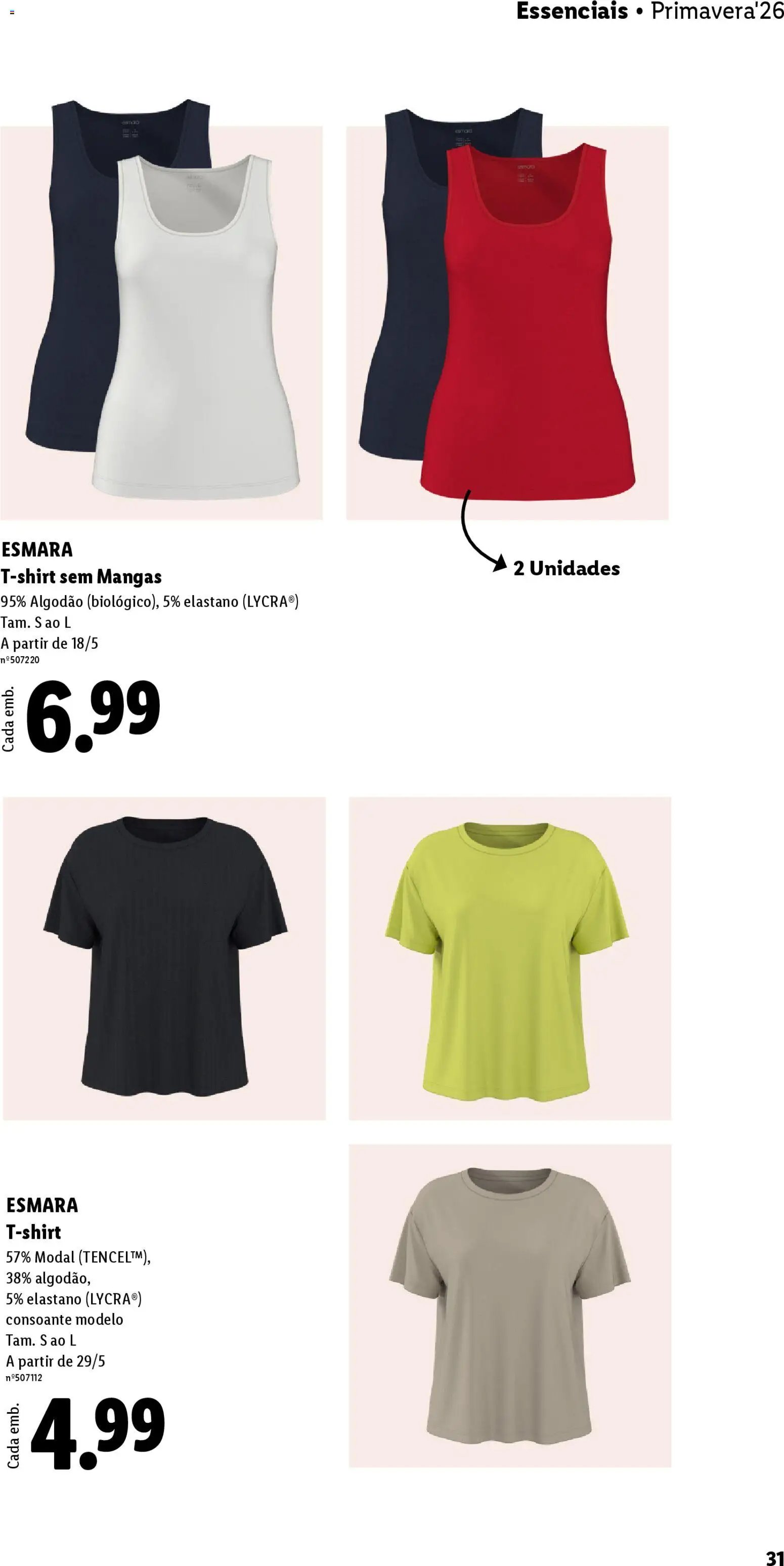 Lidl folheto Esmara (2026-04-20 - 2026-06-07) | 31