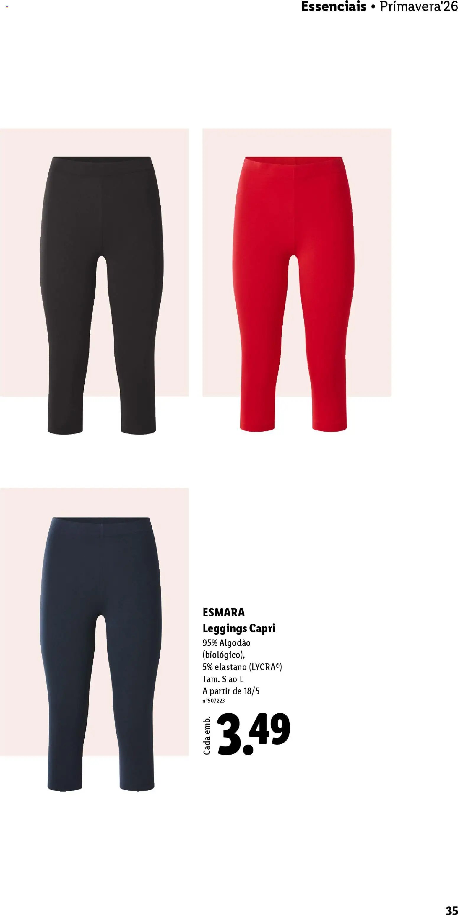 Lidl folheto Esmara (2026-04-20 - 2026-06-07) | 35