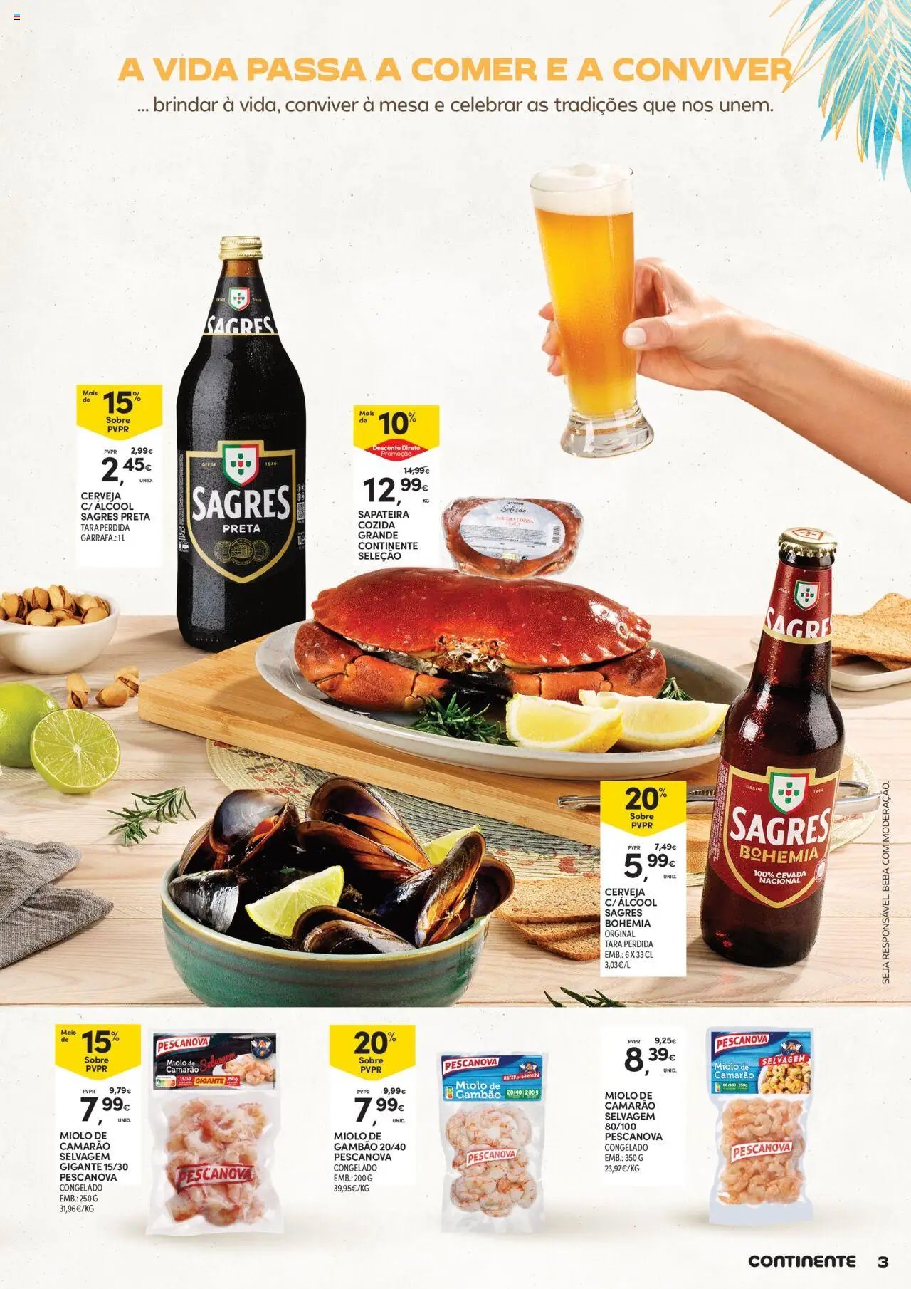 Continente - Açores: Cervejas, Aperitivos e Mariscos (2025-07-08 - 2025-07-28)