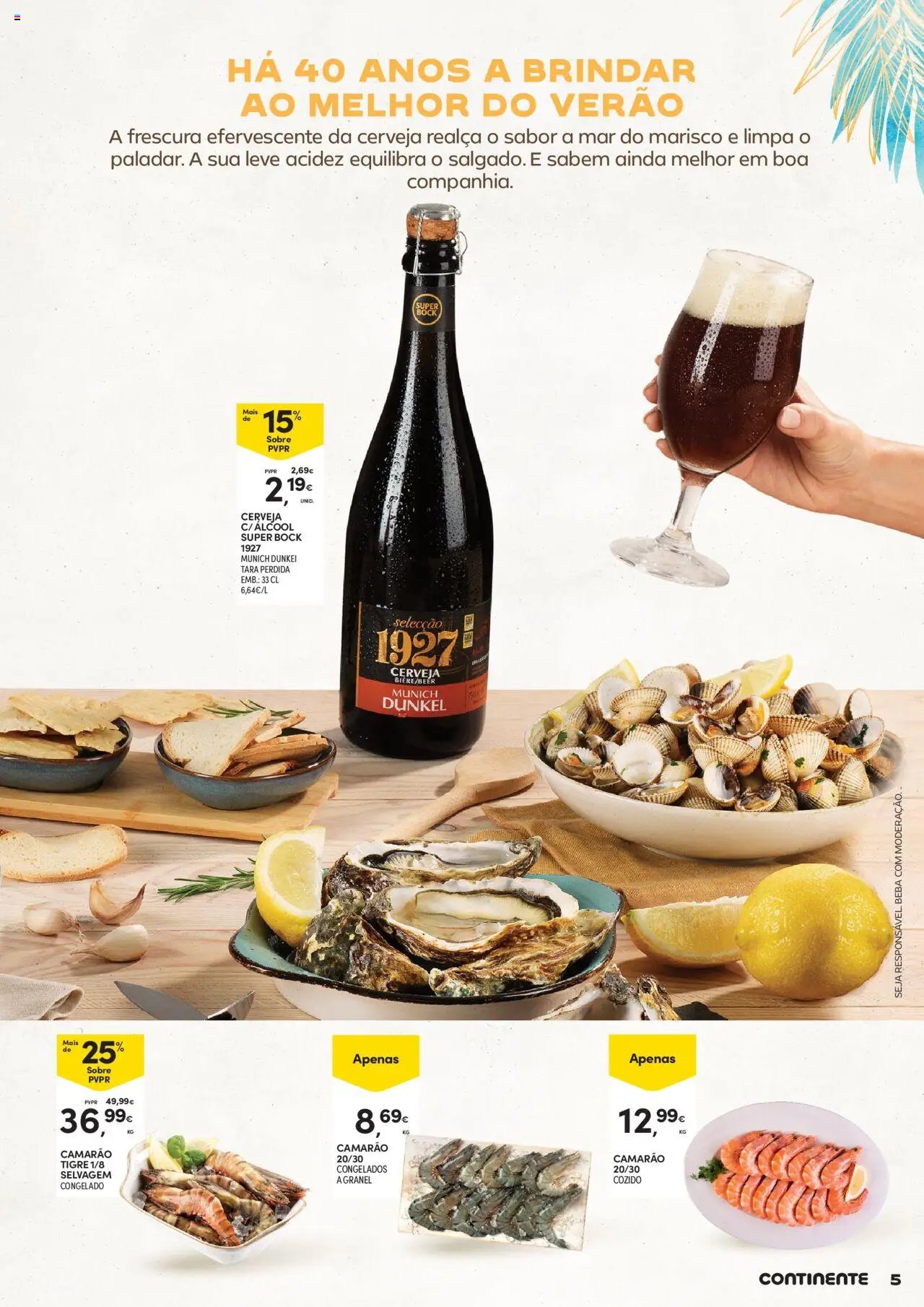 Continente - Açores: Cervejas, Aperitivos e Mariscos (2025-07-08 - 2025-07-28)