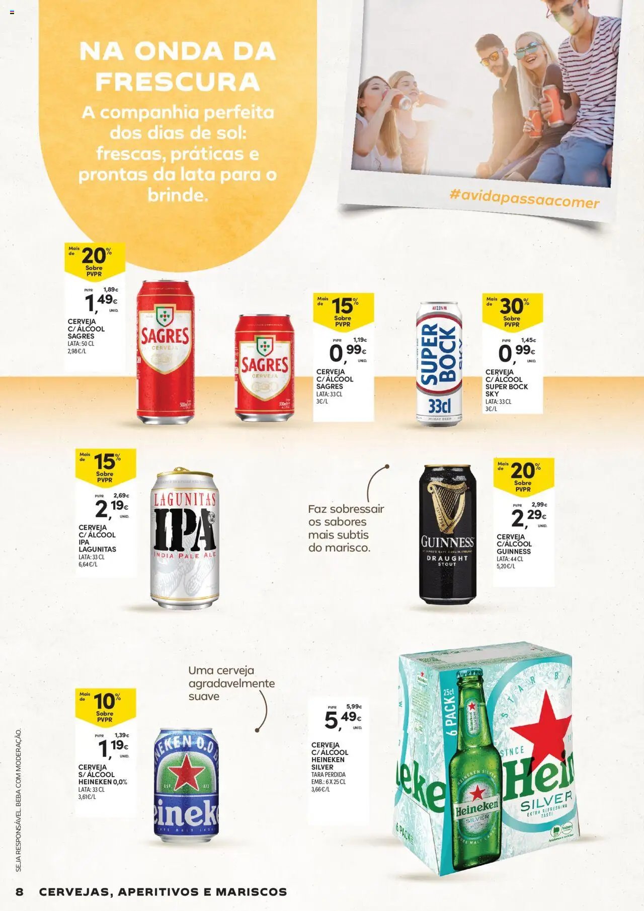 Continente - Açores: Cervejas, Aperitivos e Mariscos (2025-07-08 - 2025-07-28)