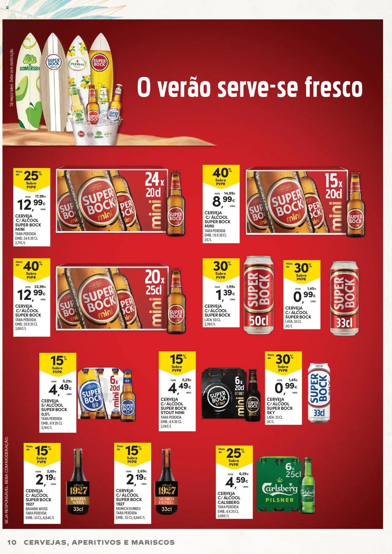 Continente - Açores: Cervejas, Aperitivos e Mariscos (2025-07-08 - 2025-07-28)