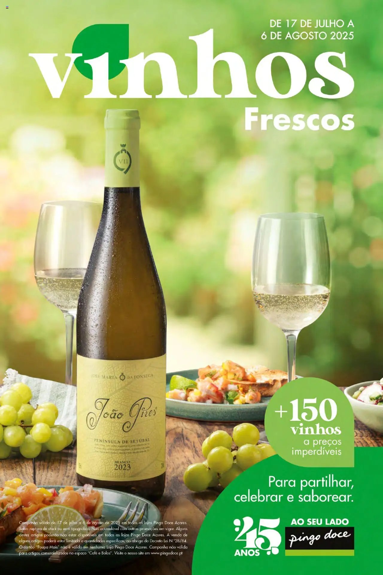 Pingo Doce - Folheto Vinhos Frescos Açores (2025-07-17 - 2025-08-06) | 1