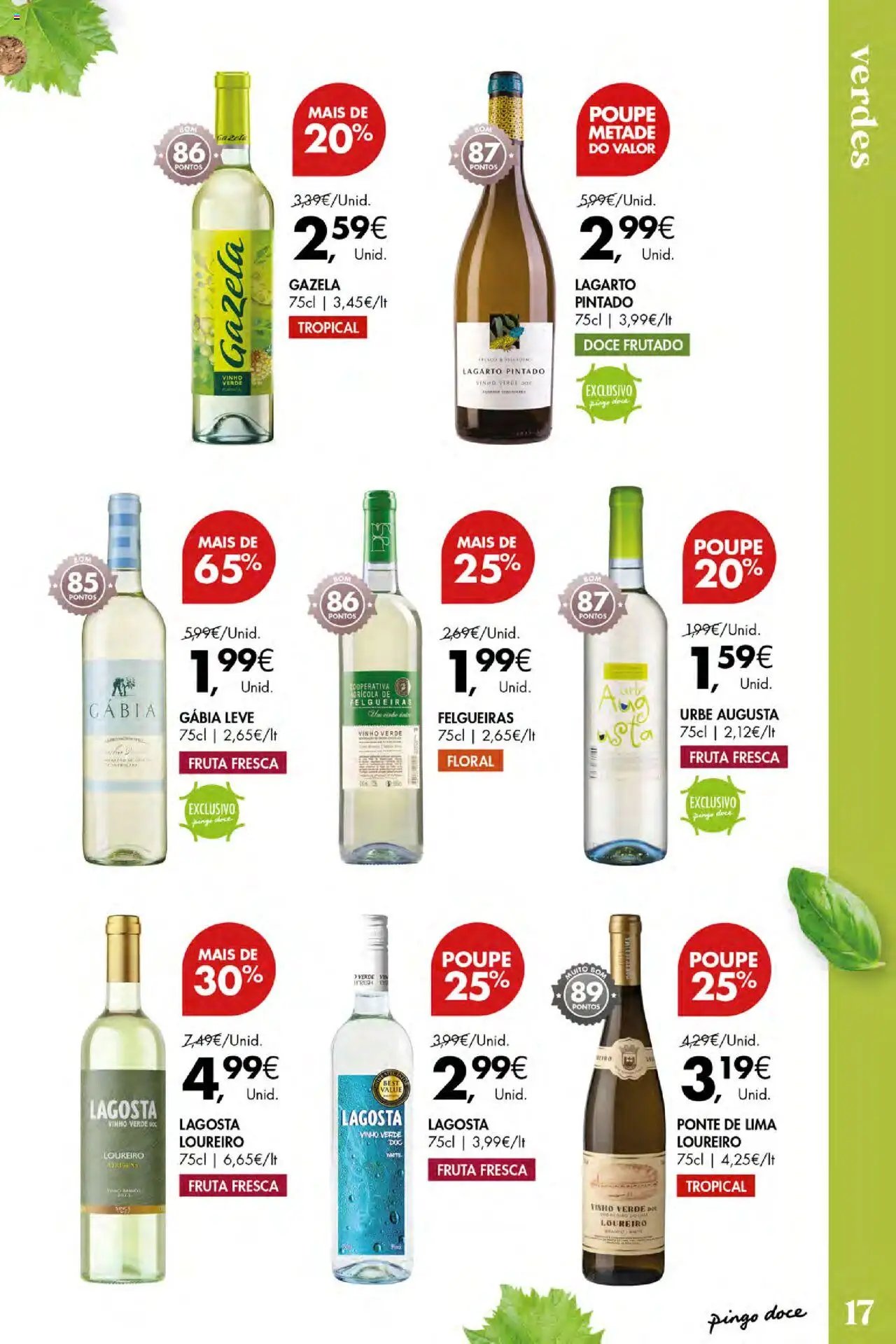 Pingo Doce - Folheto Vinhos Frescos Açores (2025-07-17 - 2025-08-06)