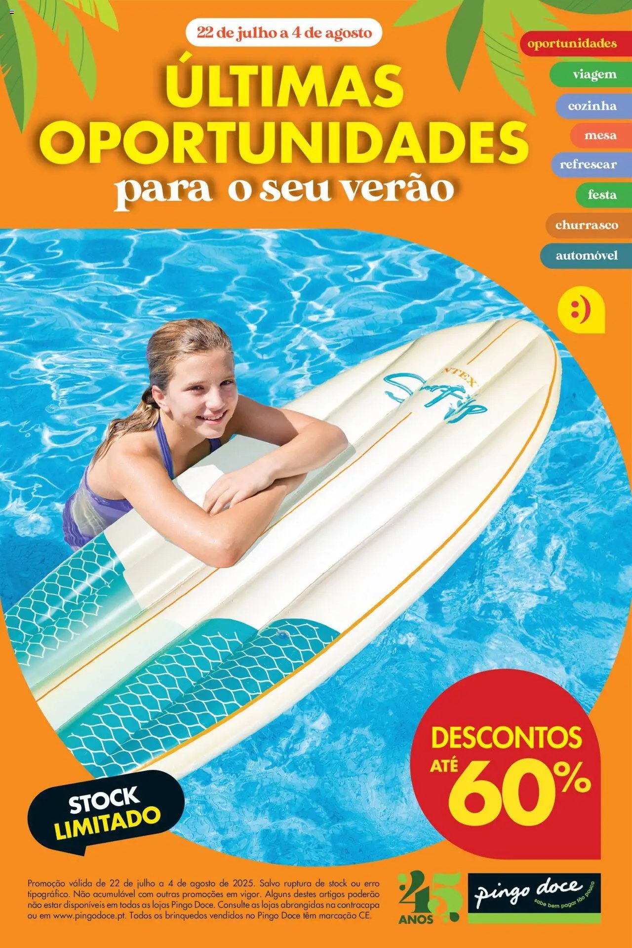 Pingo Doce - Folheto Bazar Verão (2025-07-22 - 2025-08-04) | 1