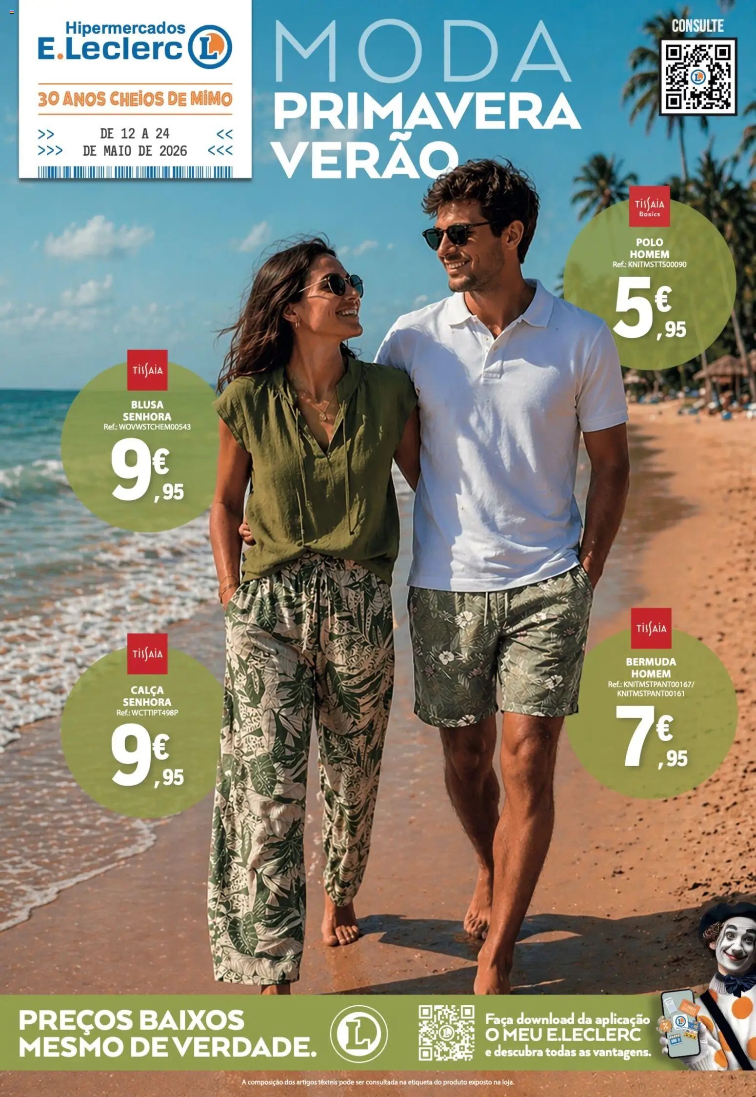 E.Leclerc Folheto Moda Primavera Verão (2026-05-12 - 2026-05-24) | 1