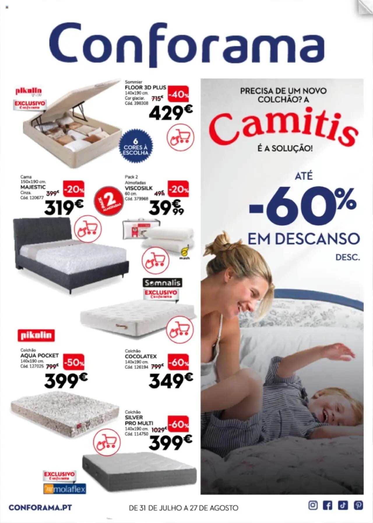 Conforama folheto (2025-07-31 - 2025-08-27) | 1