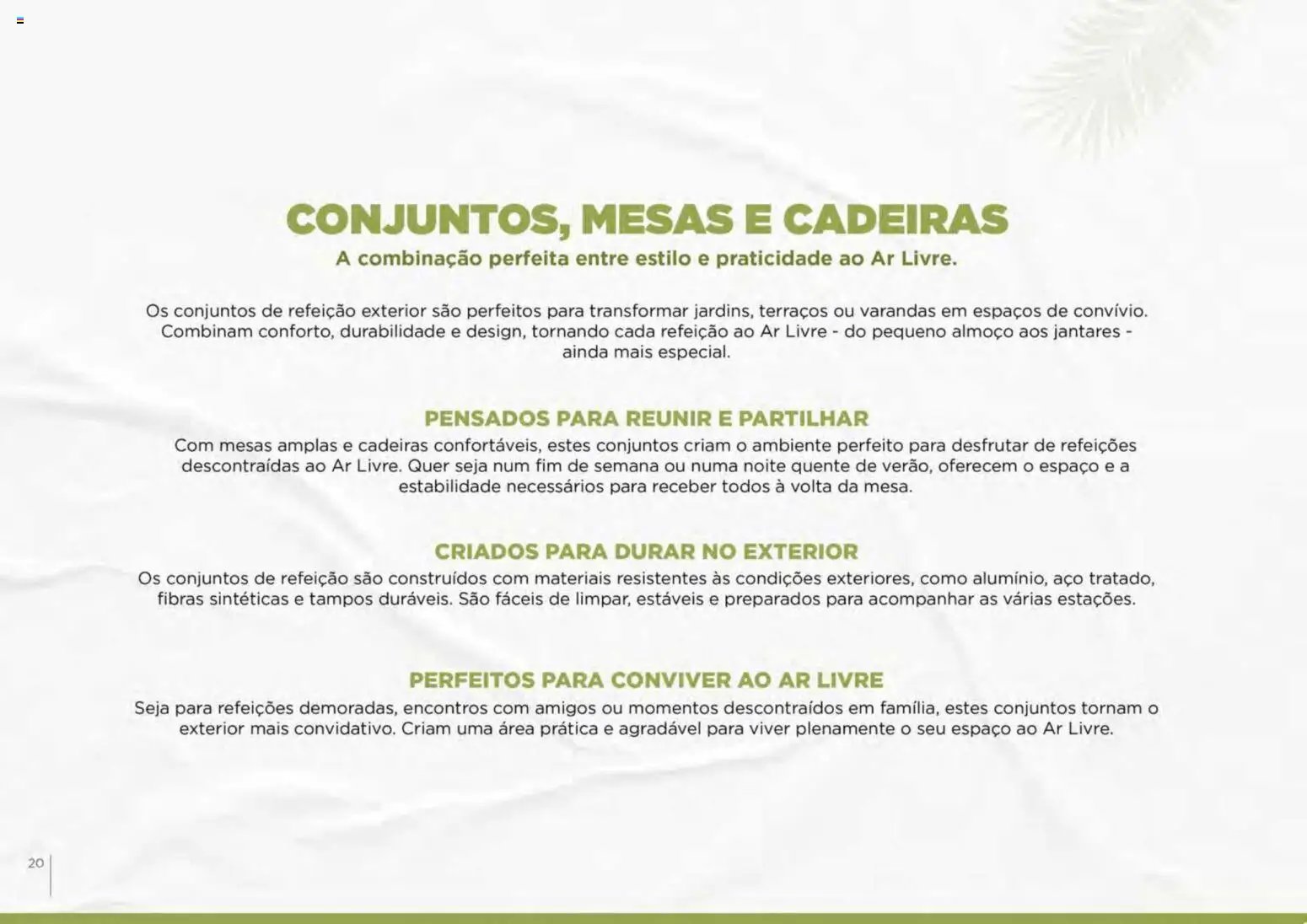Espaço Casa folheto Ar Livre 2026 (2026-03-07 - 2026-08-28) | 20