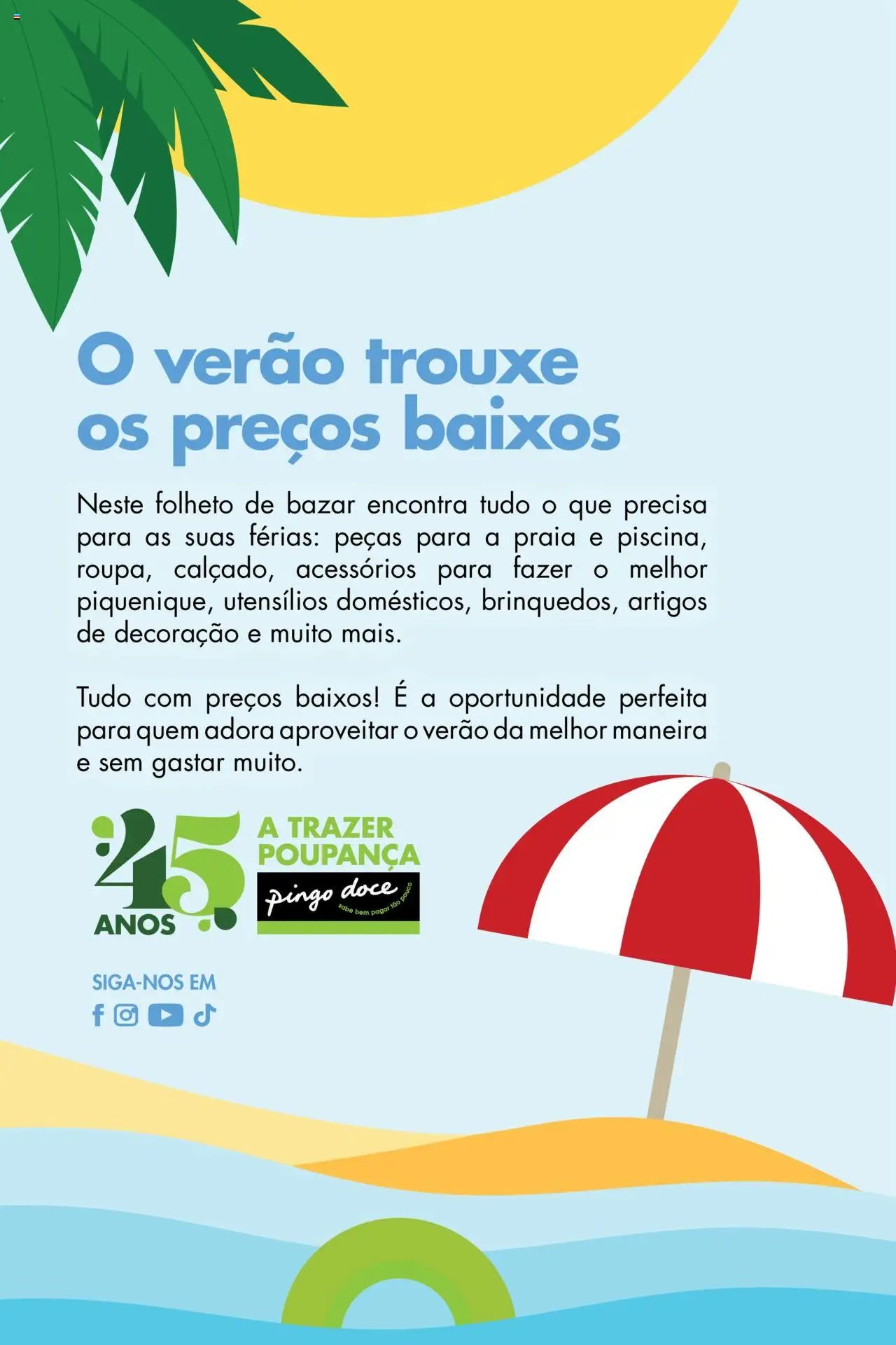 Pingo Doce - Folheto Bazar Verão (2025-07-01 - 2025-07-21)