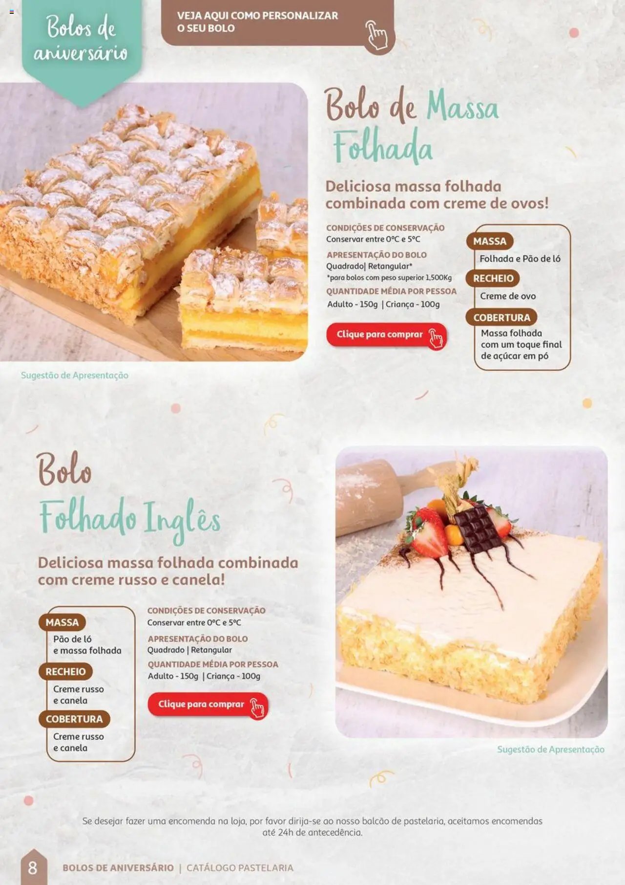 Auchan Catálogo de Pastelaria (2024-04-08 - 2025-12-31)