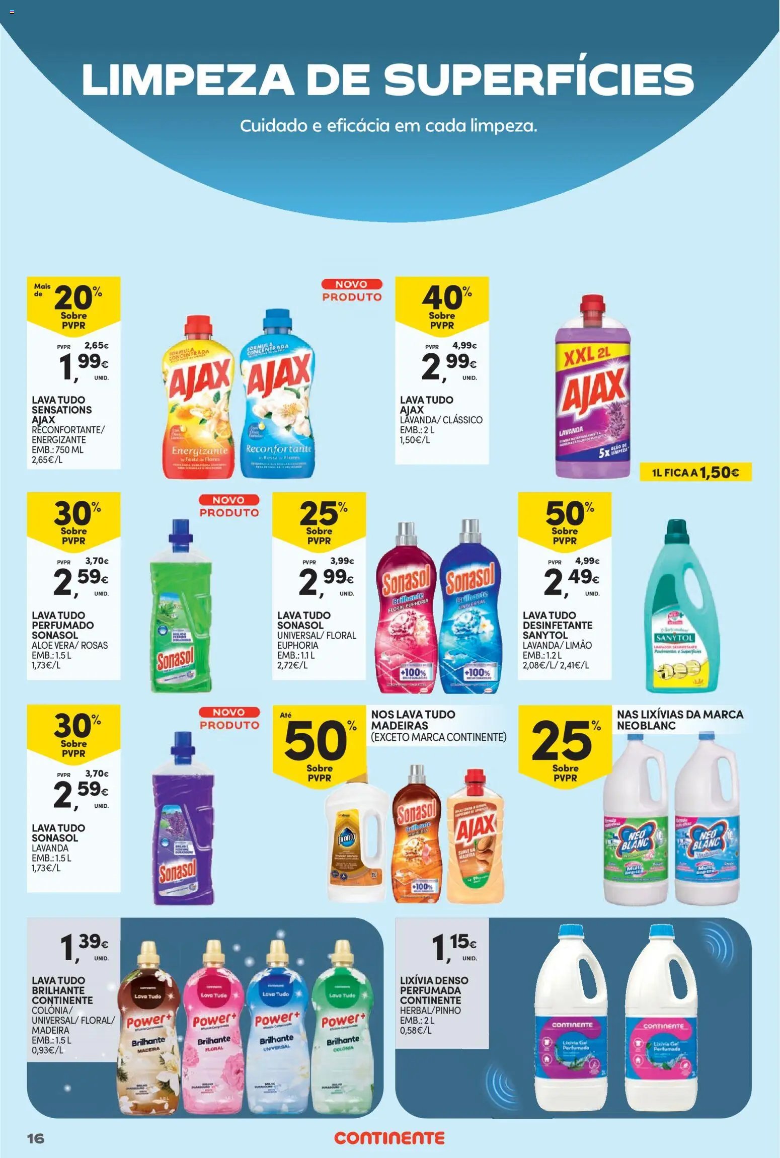 Continente Limpeza do Lar: Preços sempre baixos (2026-05-12 - 2026-05-24) | 16