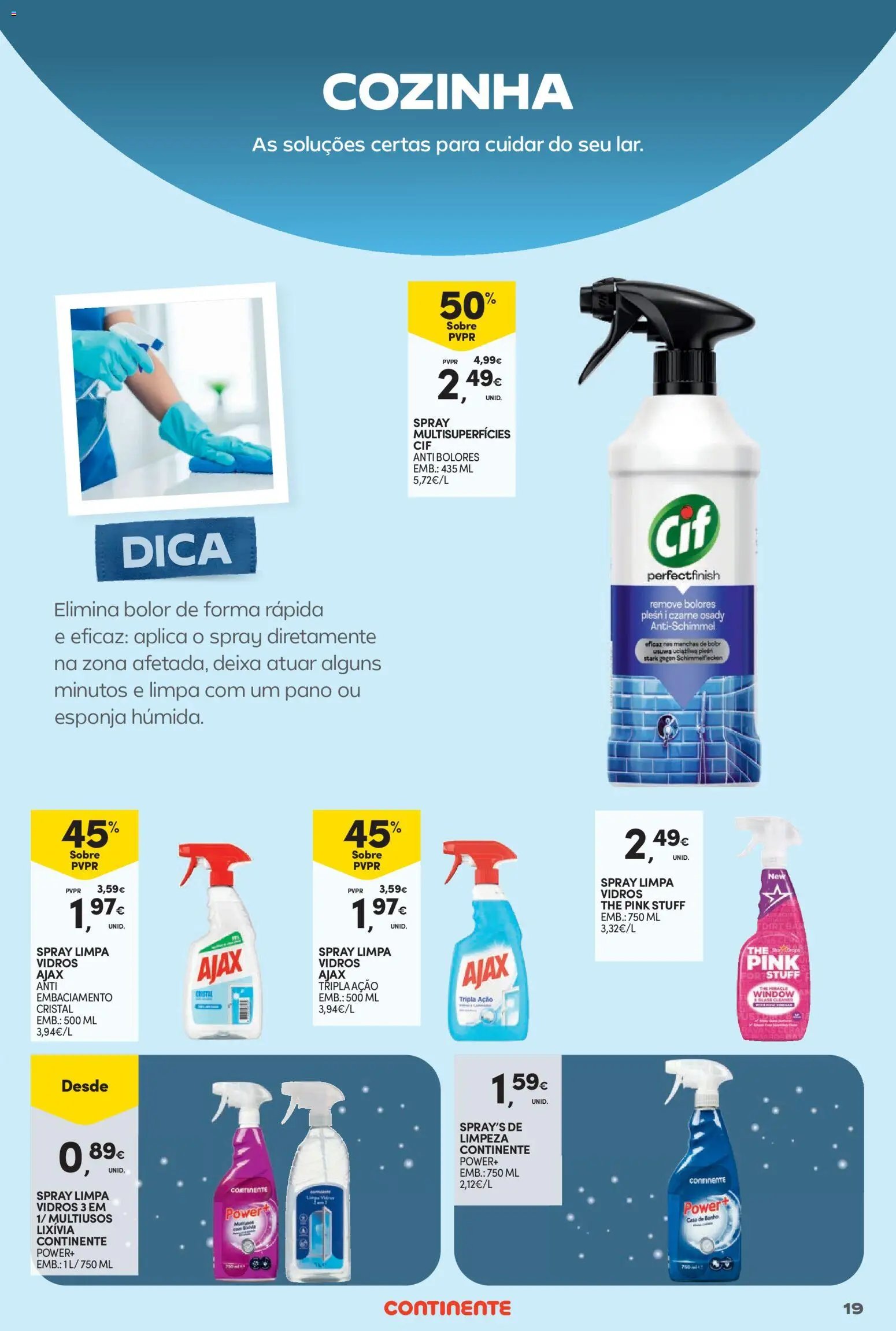 Continente Limpeza do Lar: Preços sempre baixos (2026-05-12 - 2026-05-24) | 19
