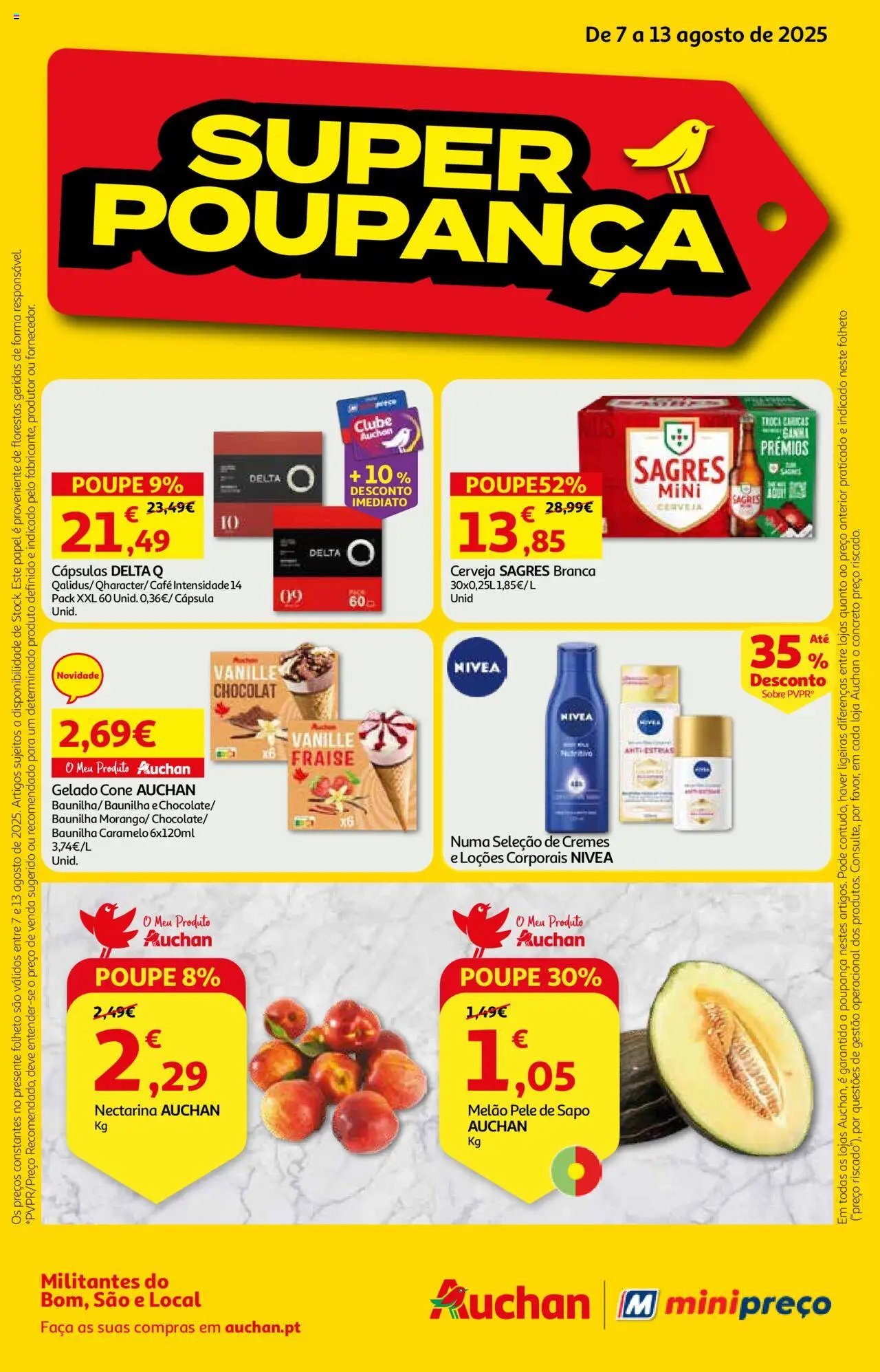 Auchan folheto (2025-08-07 - 2025-08-13) | 1