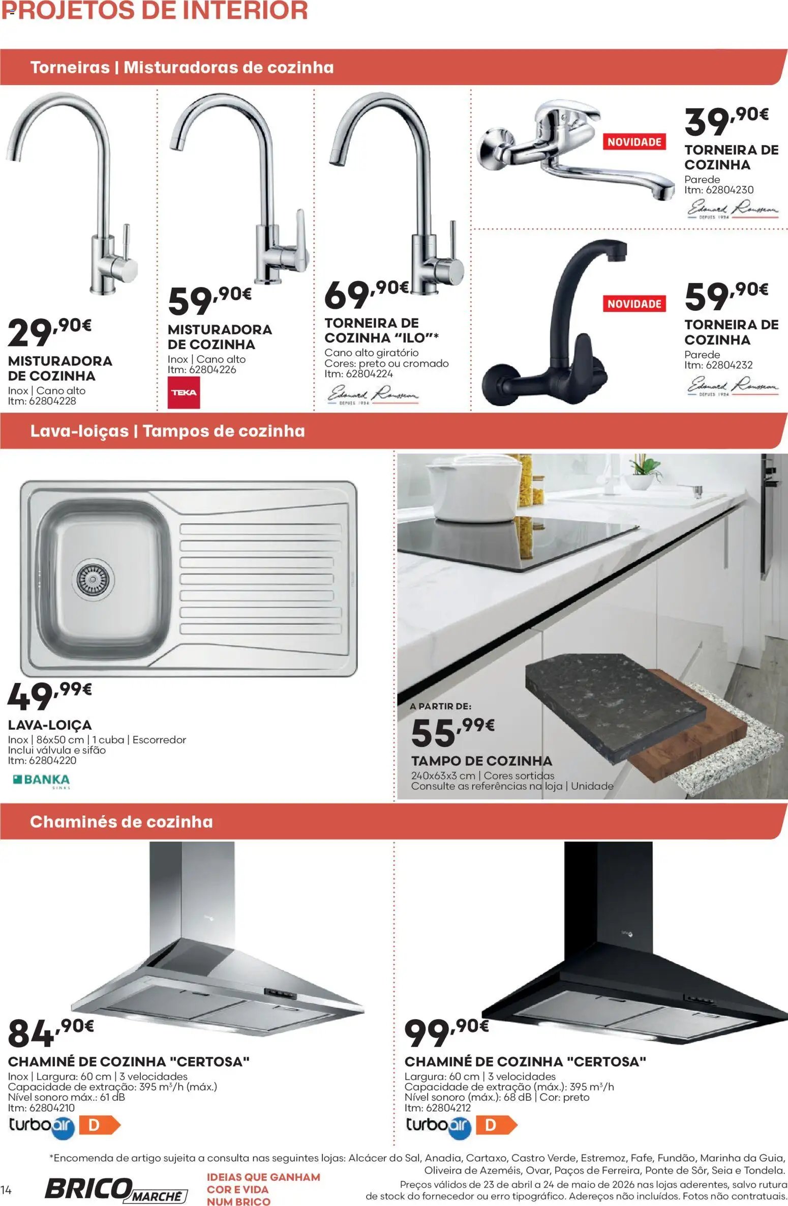 BricoMarché F06 - Folheto Catálogo Projetos de Interior (2026-04-23 - 2026-05-24) | 14